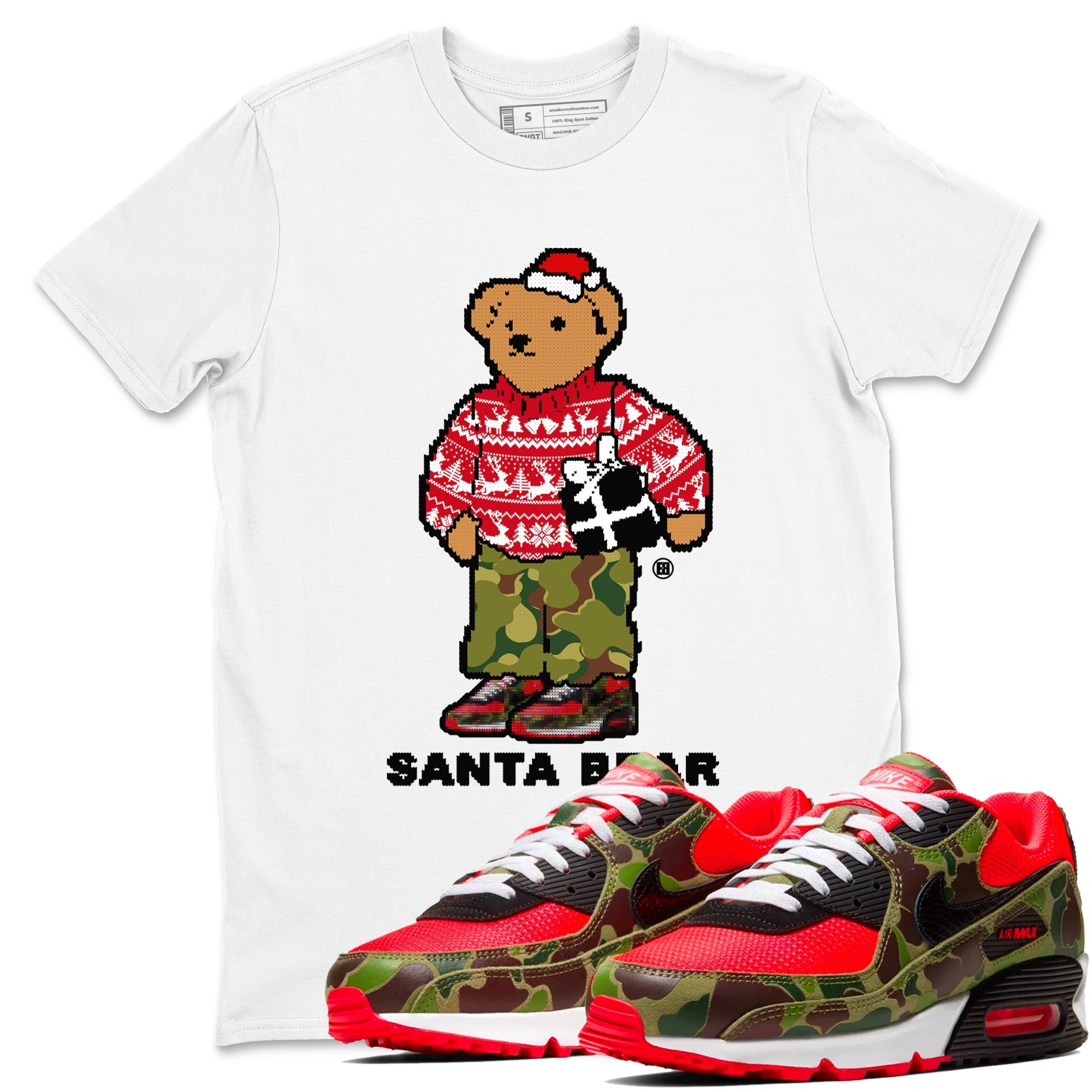 Santa Bear snkmatch Tees - Air Max 90 Reverse Duck Camo