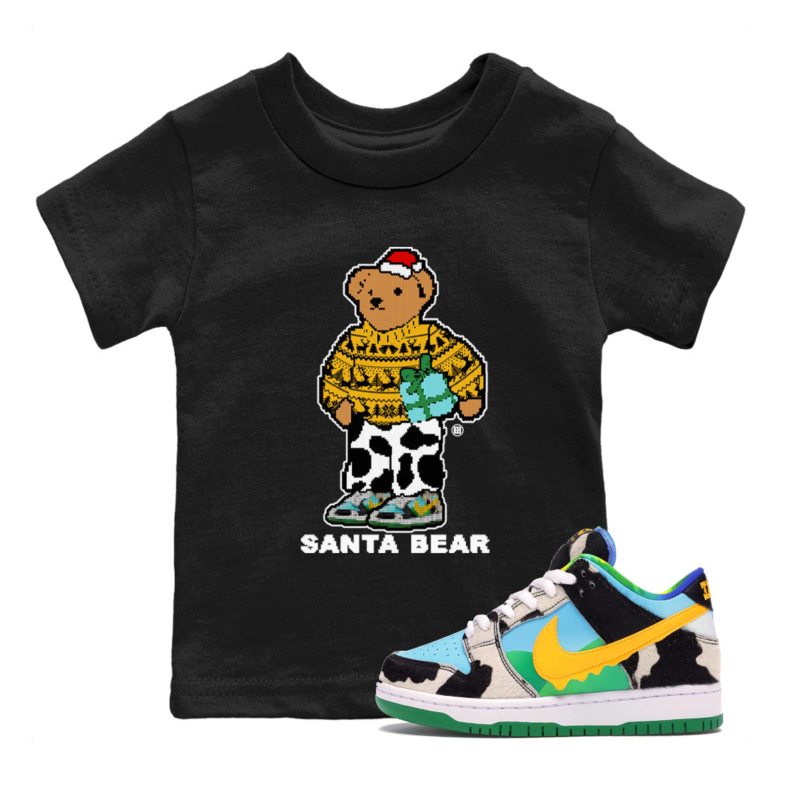 Santa Bear snkmatch Tees Kids - Dunk Chunky Dunky