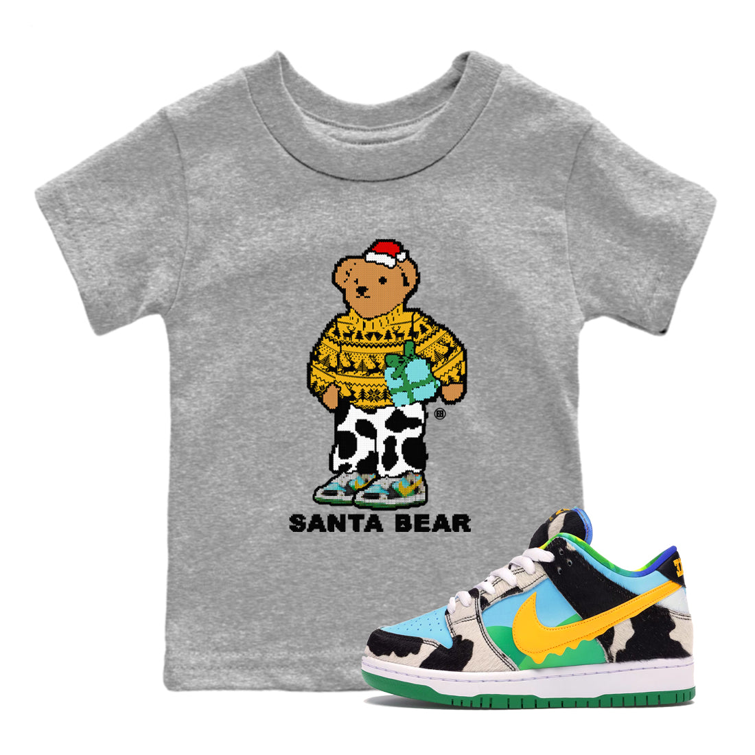 Santa Bear snkmatch Tees Kids - Dunk Chunky Dunky