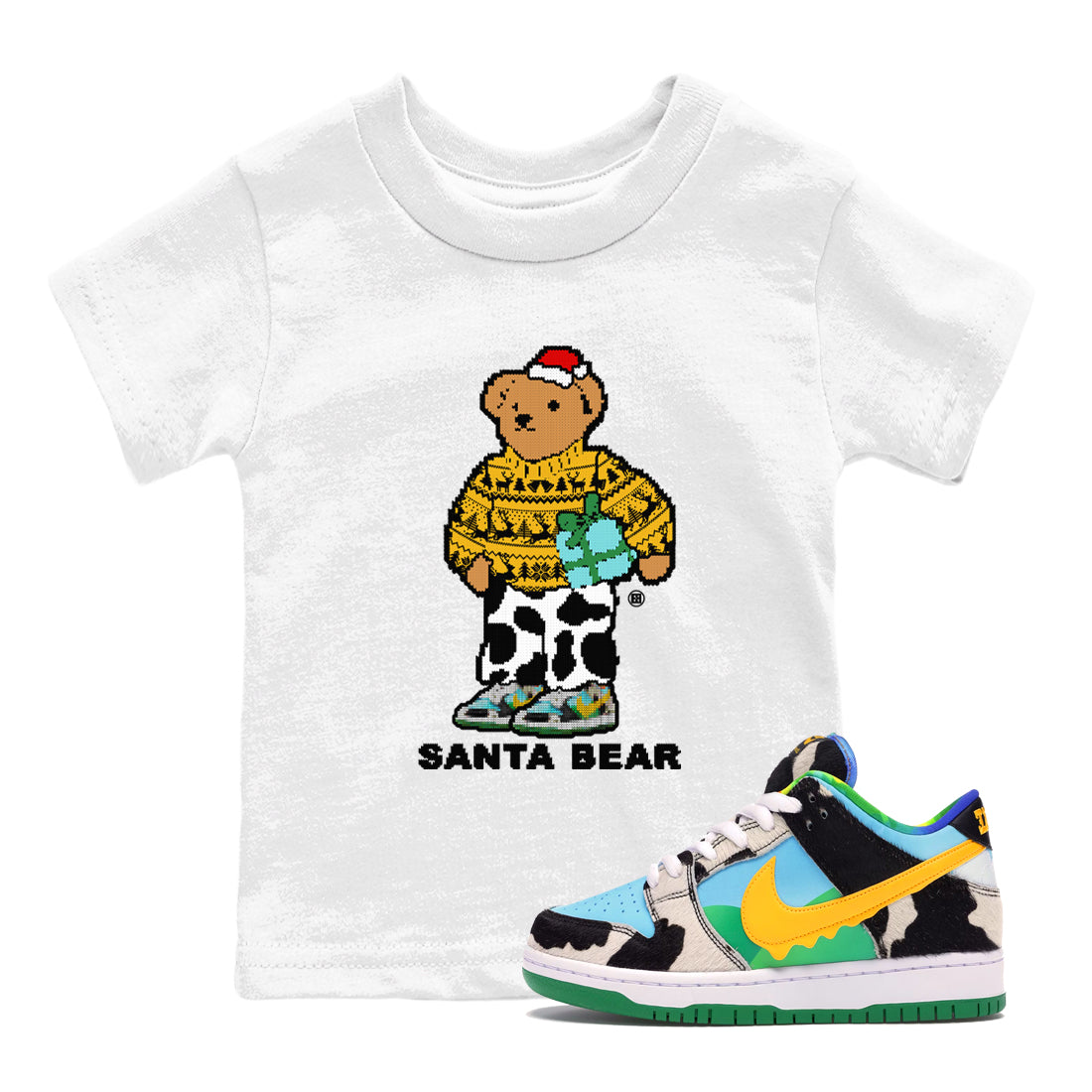 Santa Bear snkmatch Tees Kids - Dunk Chunky Dunky