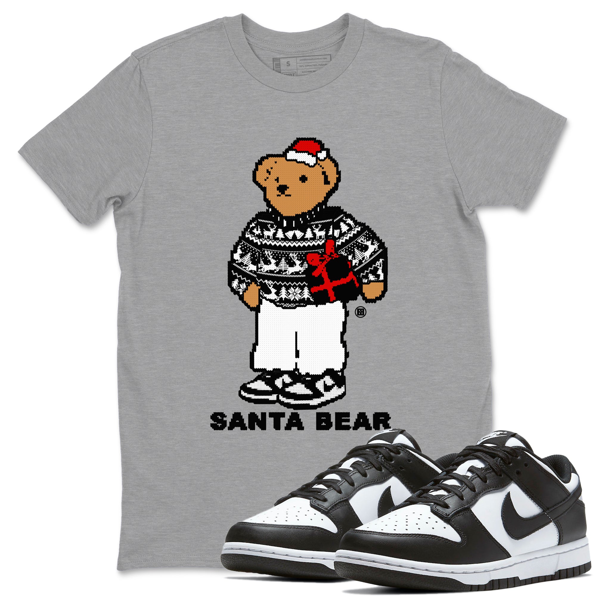 Santa Bear snkmatch Tees - Dunk Panda