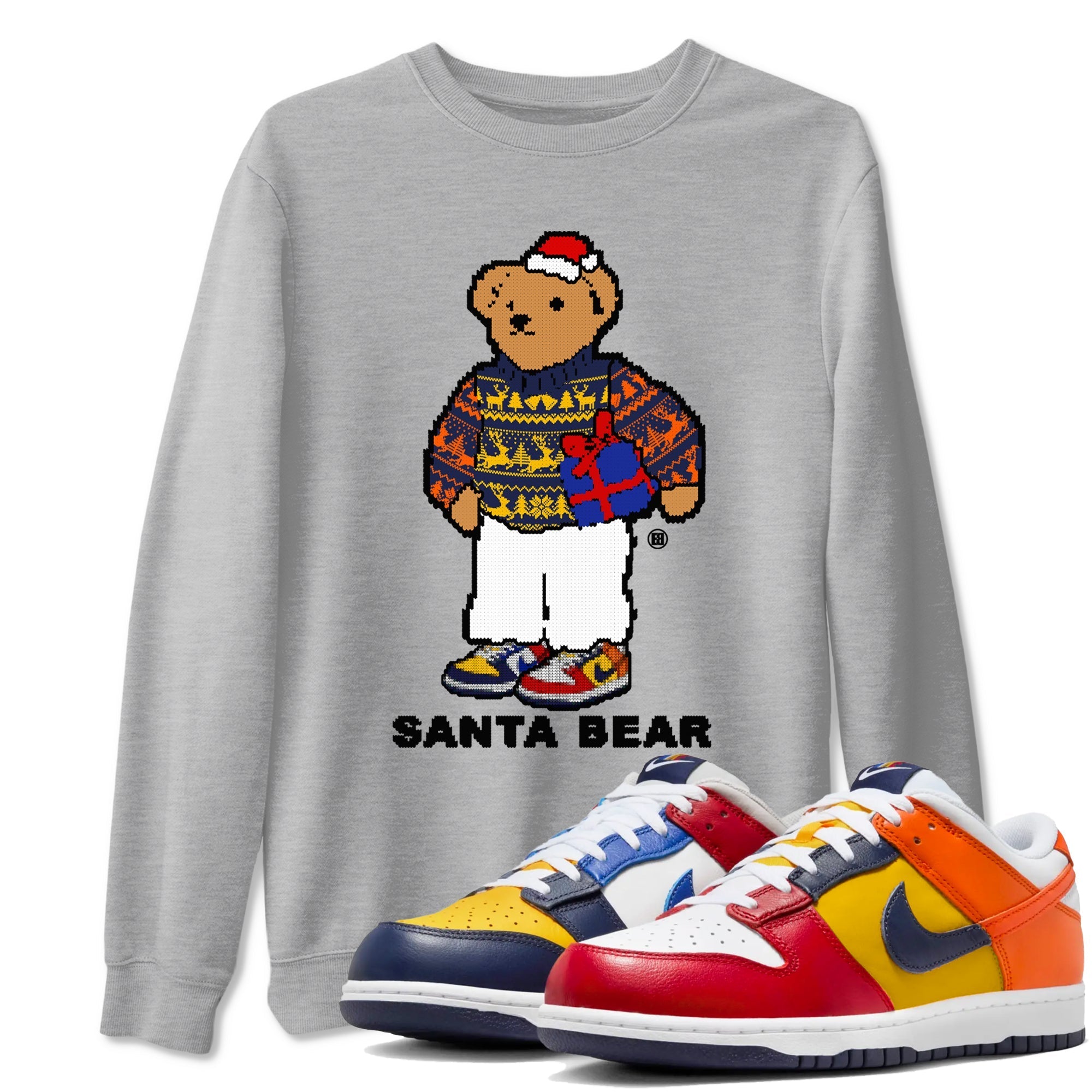 Santa Bear snkmatch Tees - Dunk What The