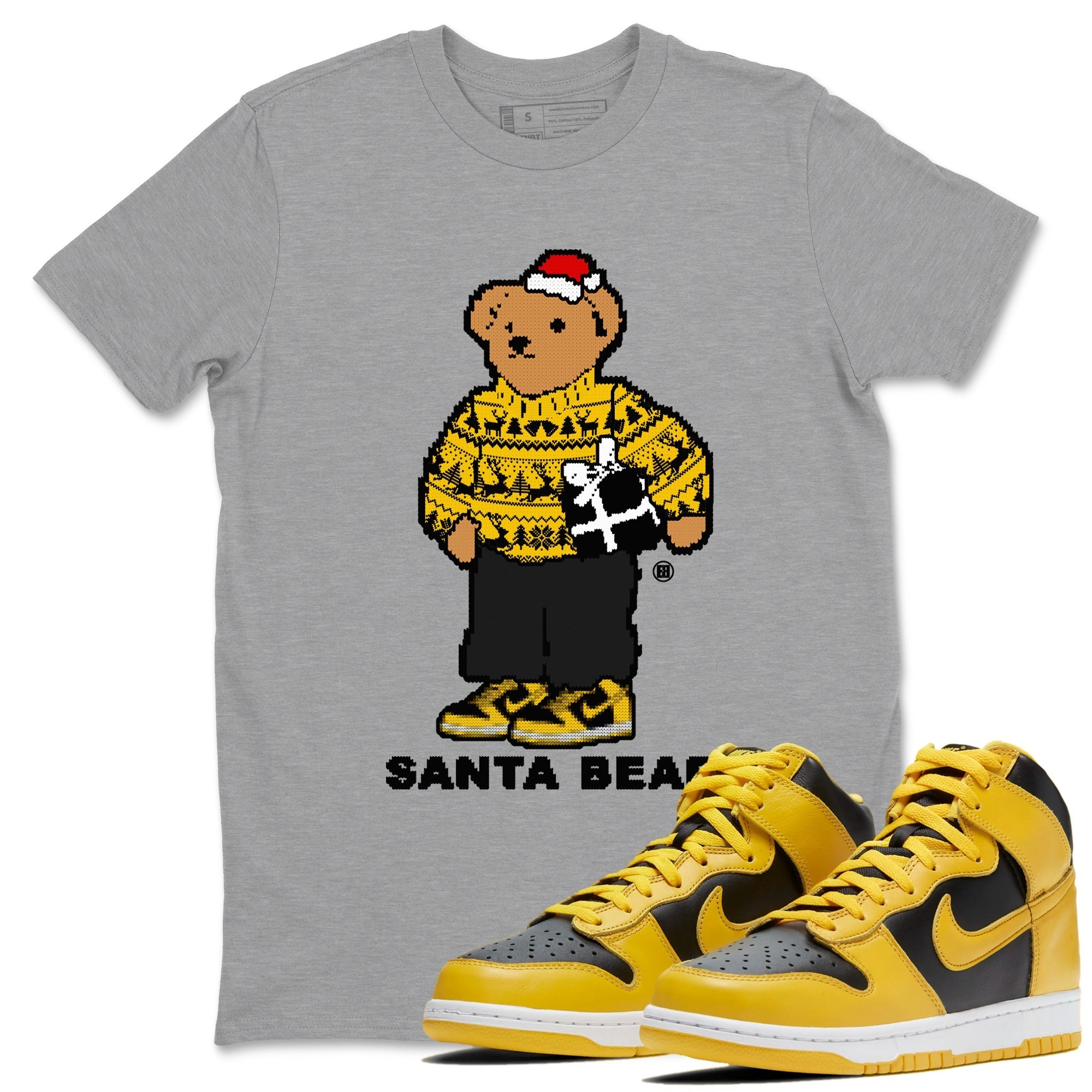 Santa Bear snkmatch Tees - Dunk Pollen