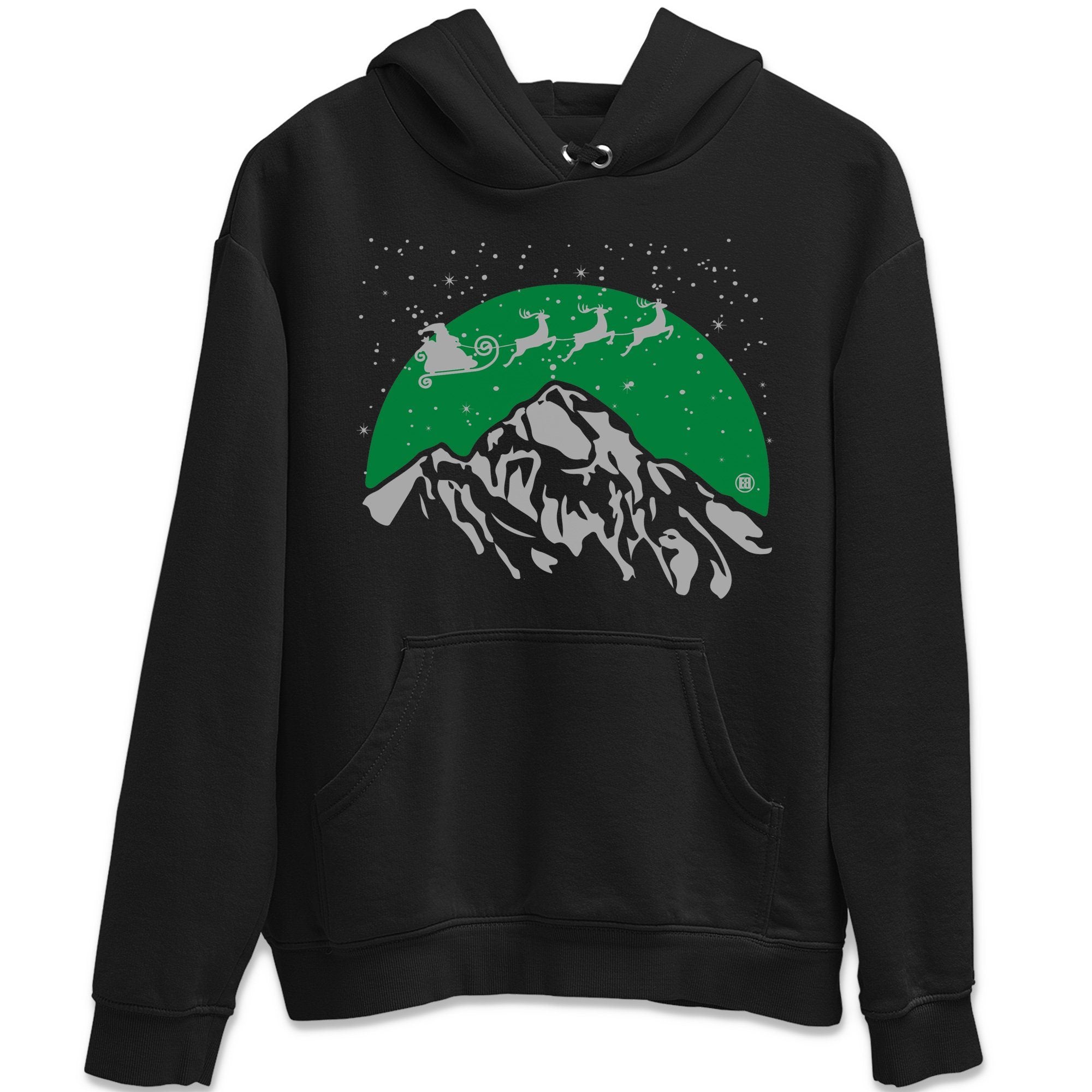 Santa Silhouette Unisex Tops - Air Jordan 3 Pine Green