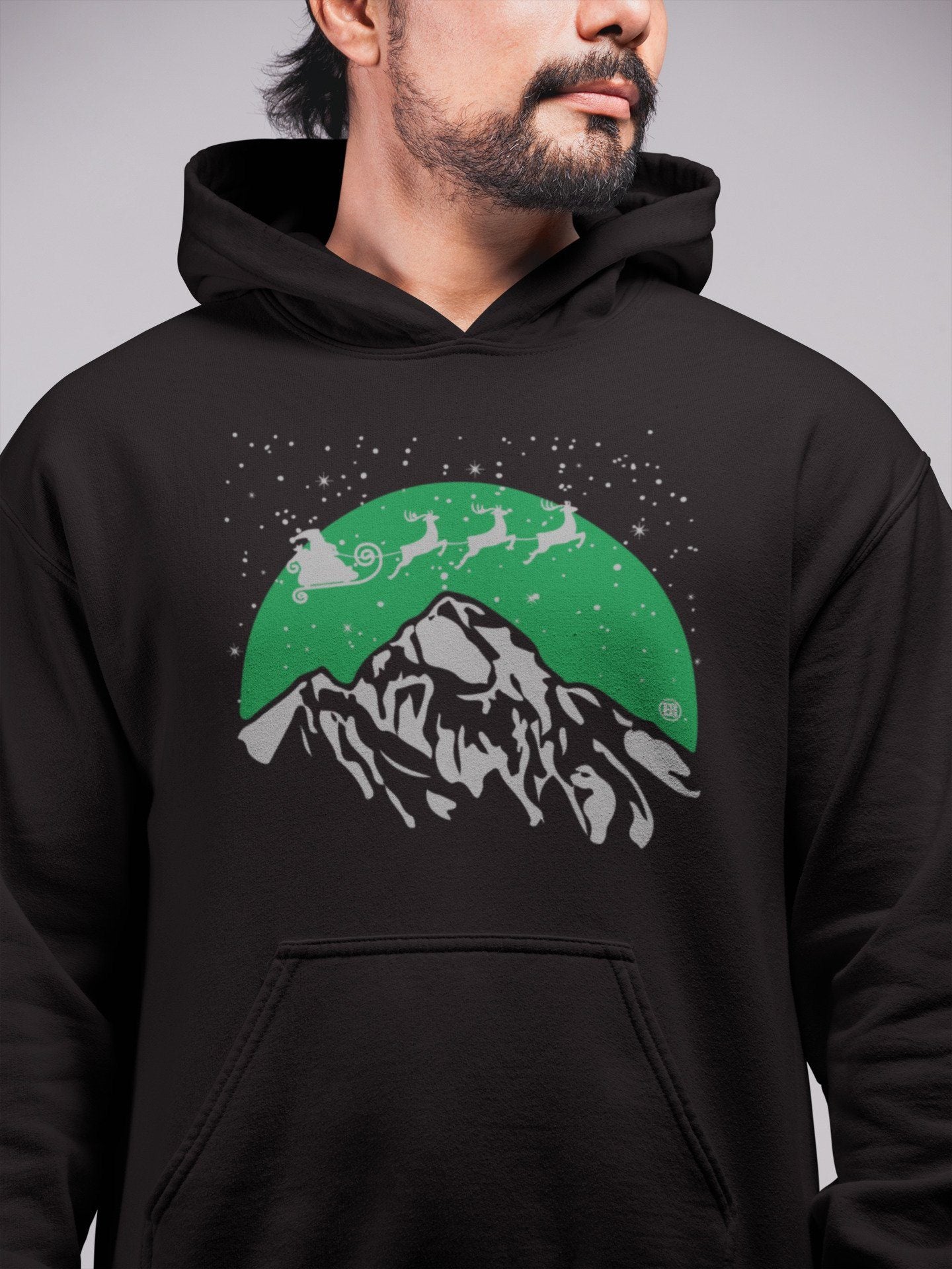 Santa Silhouette Unisex Tops - Air Jordan 3 Pine Green