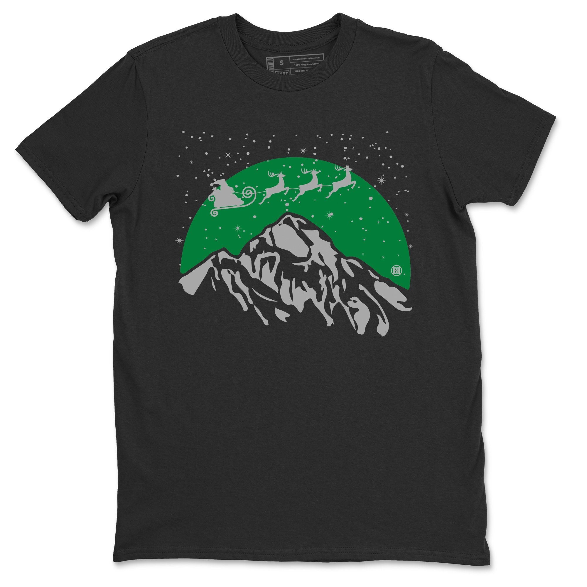 Santa Silhouette Unisex Tops - Air Jordan 3 Pine Green