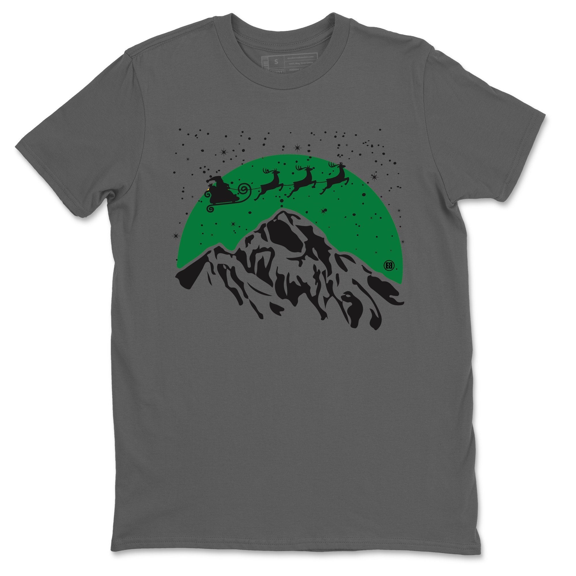 Santa Silhouette Unisex Tops - Air Jordan 3 Pine Green