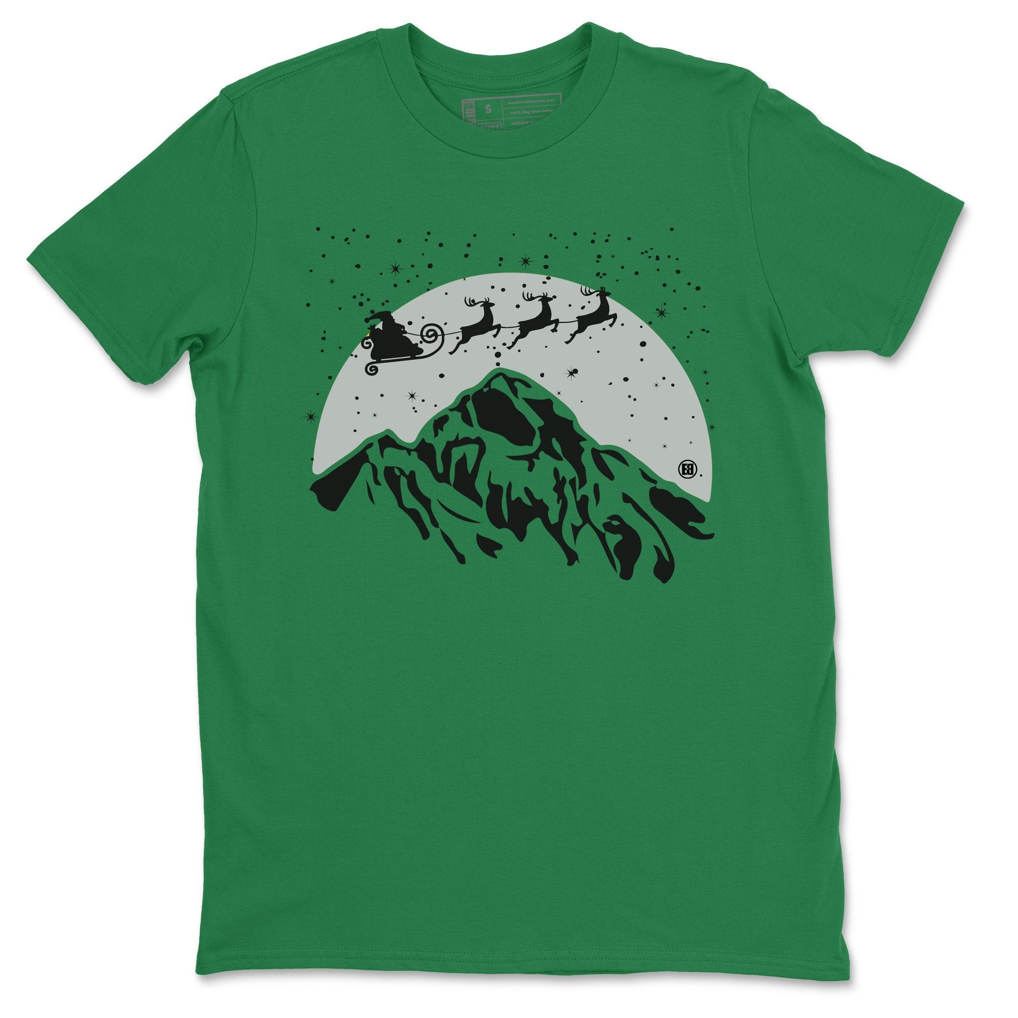 Santa Silhouette Unisex Tops - Air Jordan 3 Pine Green