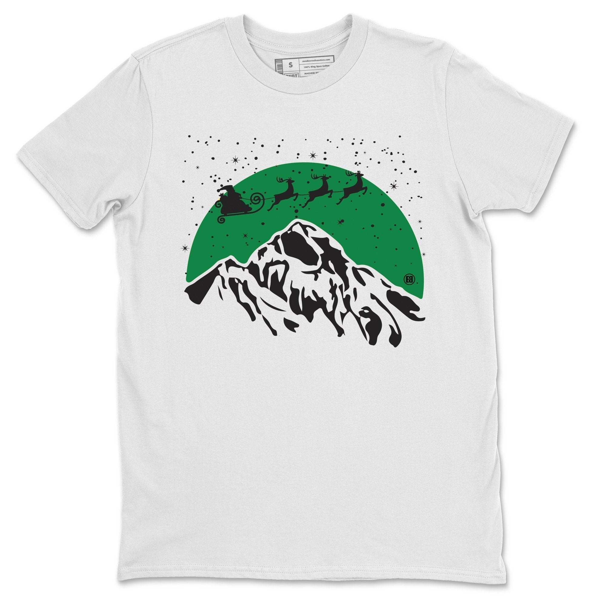 Santa Silhouette Unisex Tops - Air Jordan 3 Pine Green