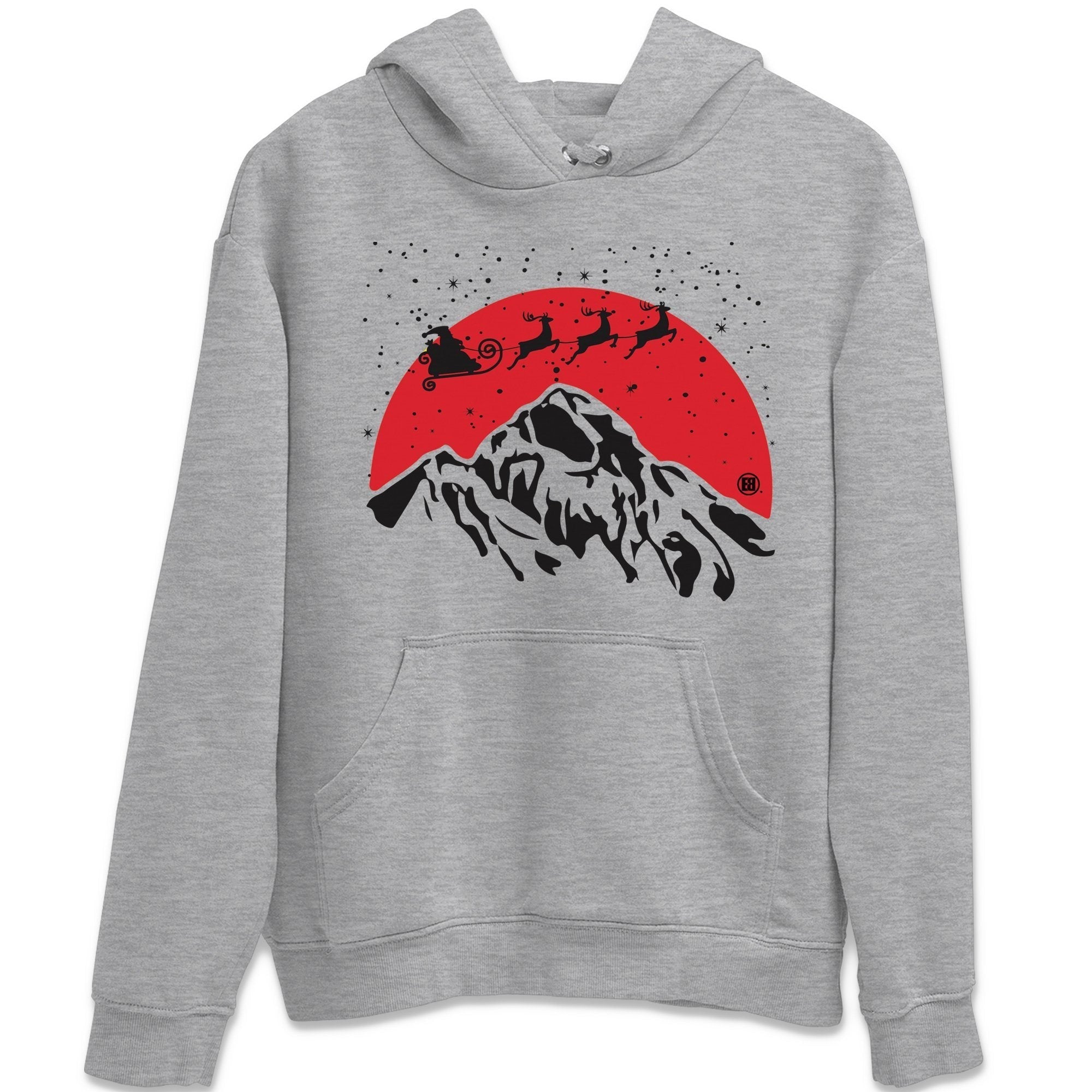 Santa Silhouette Unisex Tops - Air Jordan 4 Red Thunder