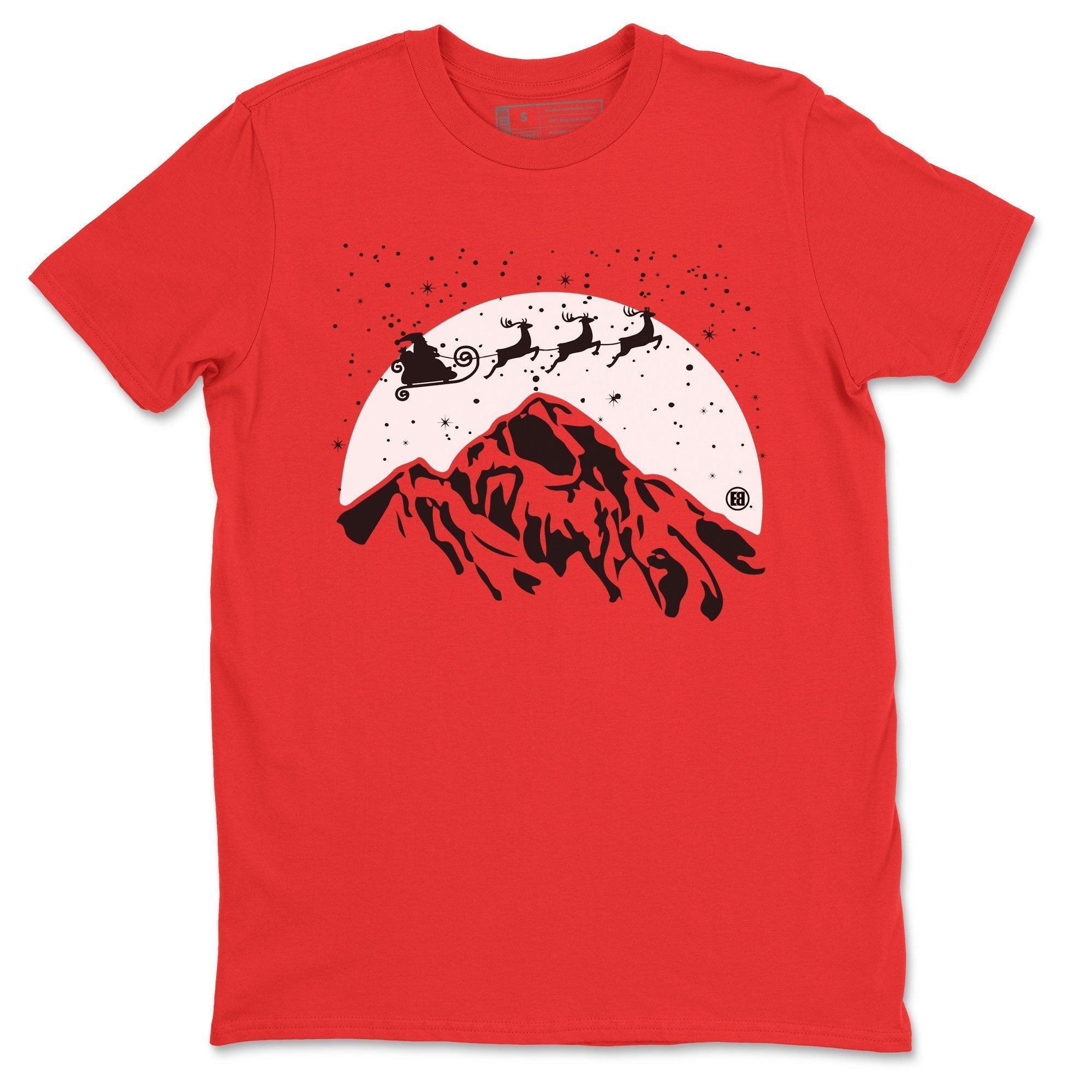 Santa Silhouette Unisex Tops - Air Jordan 4 Red Thunder