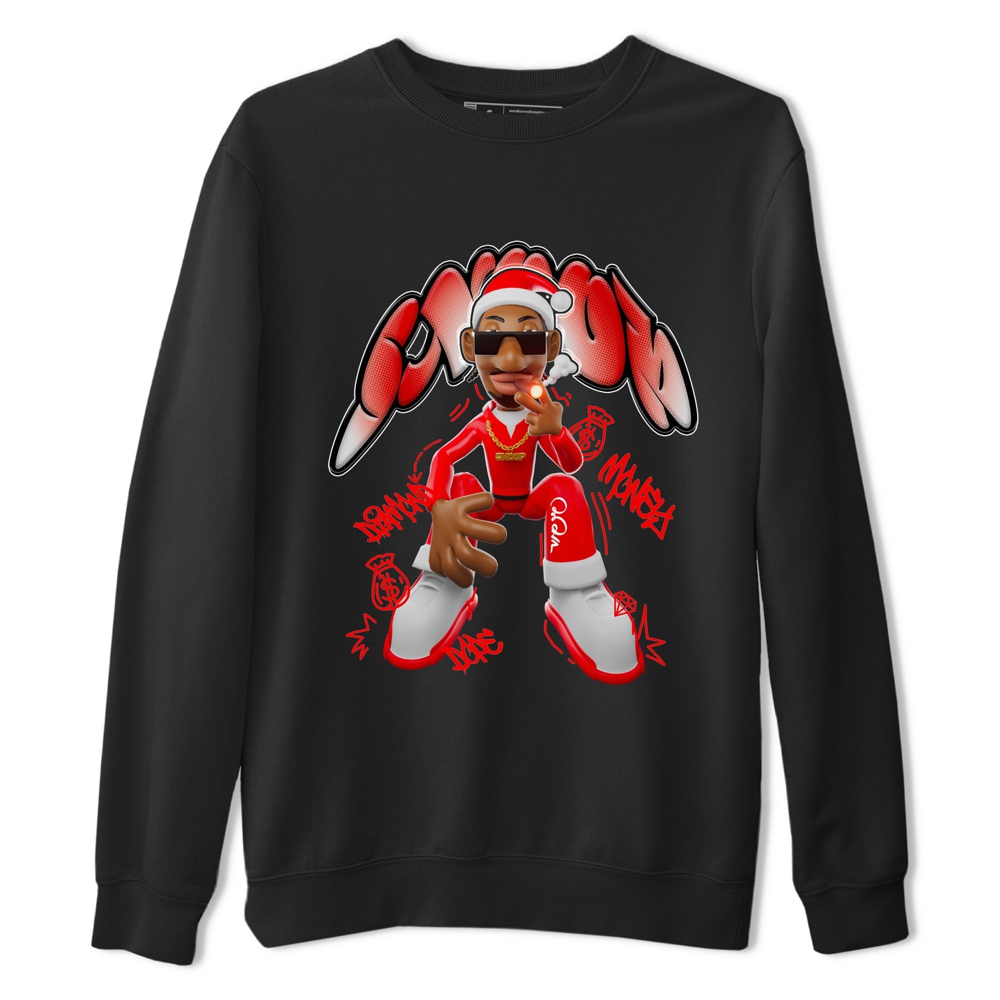Santa Snoop snkmatch Tee - Air Jordan 12 Cherry