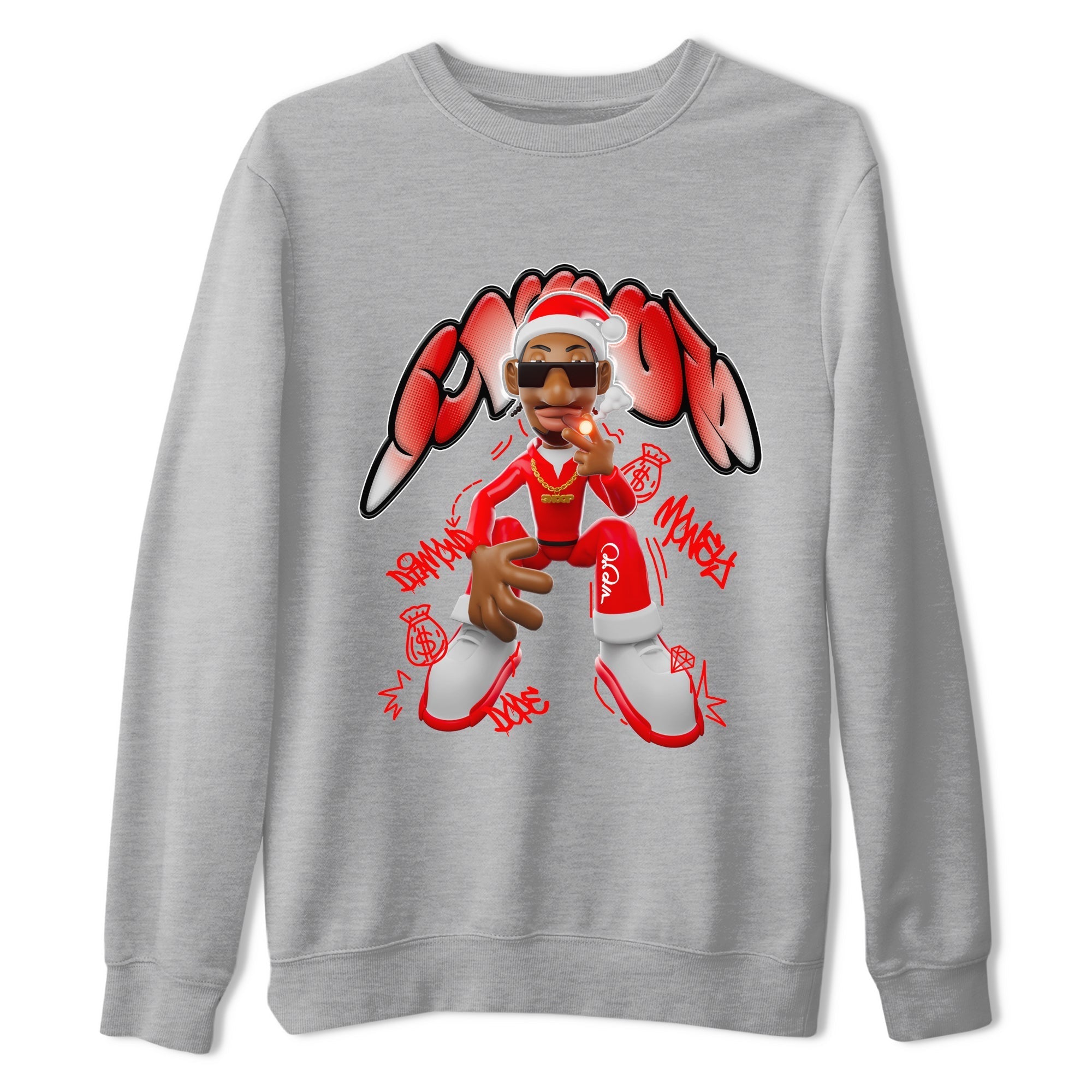 Santa Snoop snkmatch Tee - Air Jordan 12 Cherry