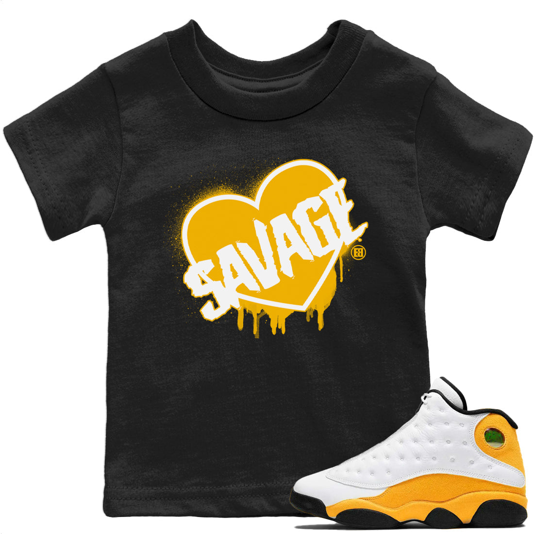 Savage Love Kids Tops - Air Jordan 13 Del Sol