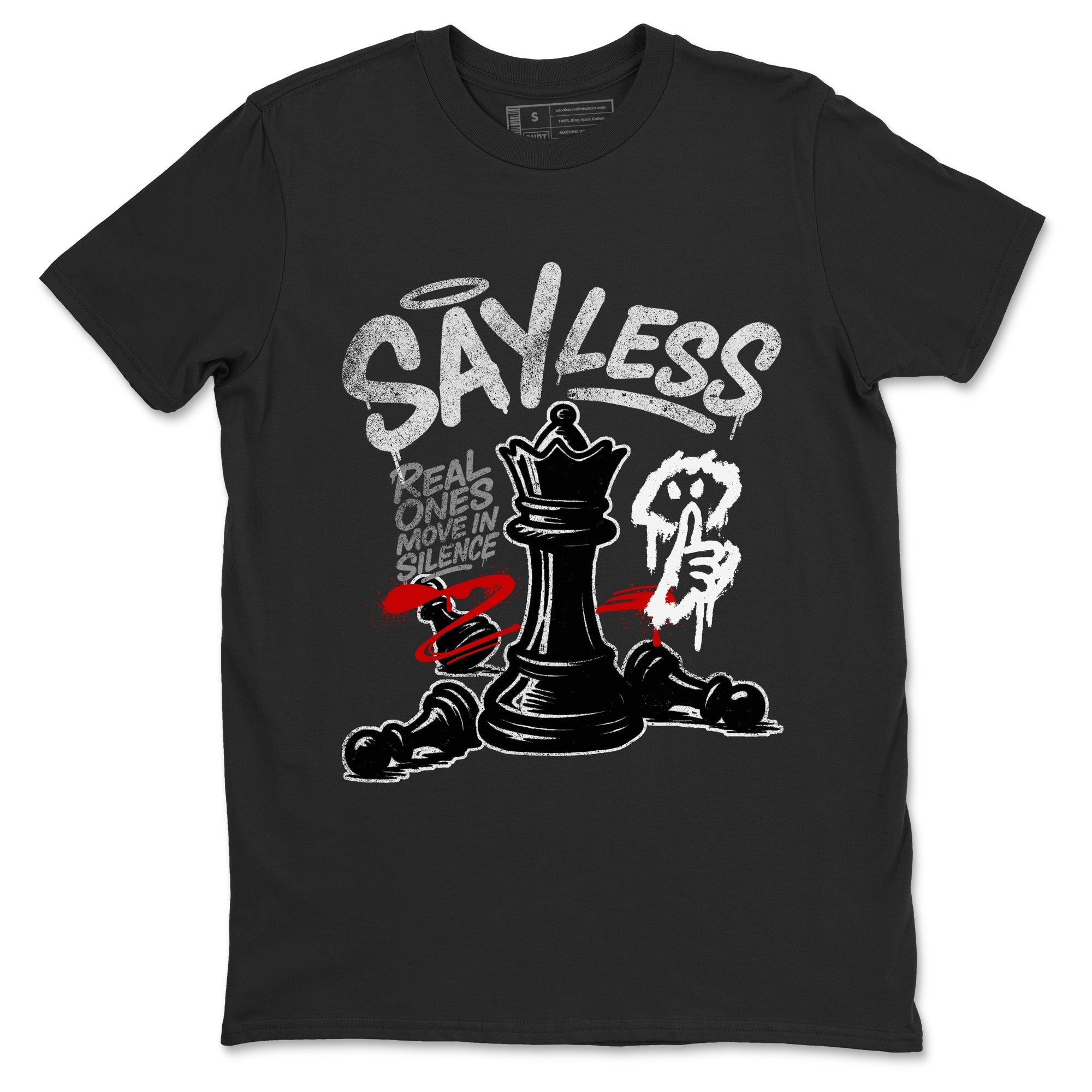 Say Less snkmatch Tees - Air Jordan 4 White Cement