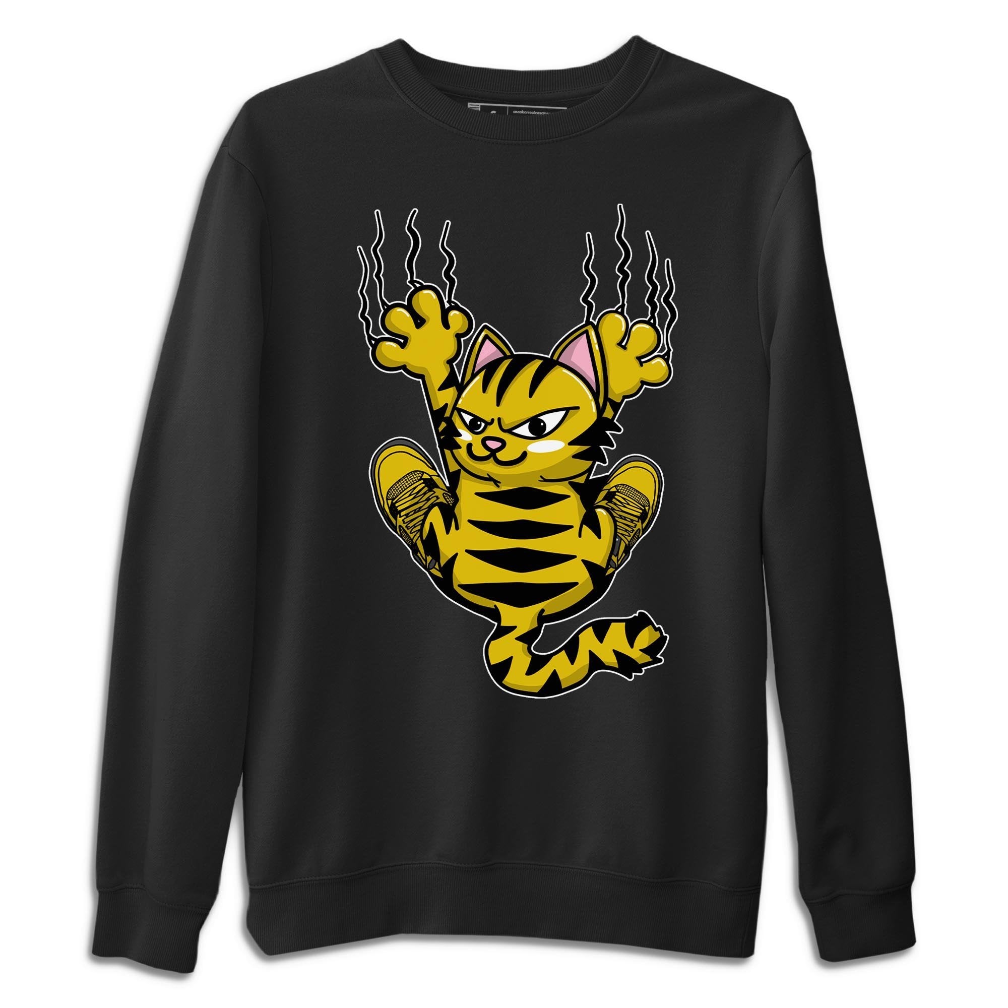 Scratching Cat Unisex Tops - Air Jordan 4 Lightning