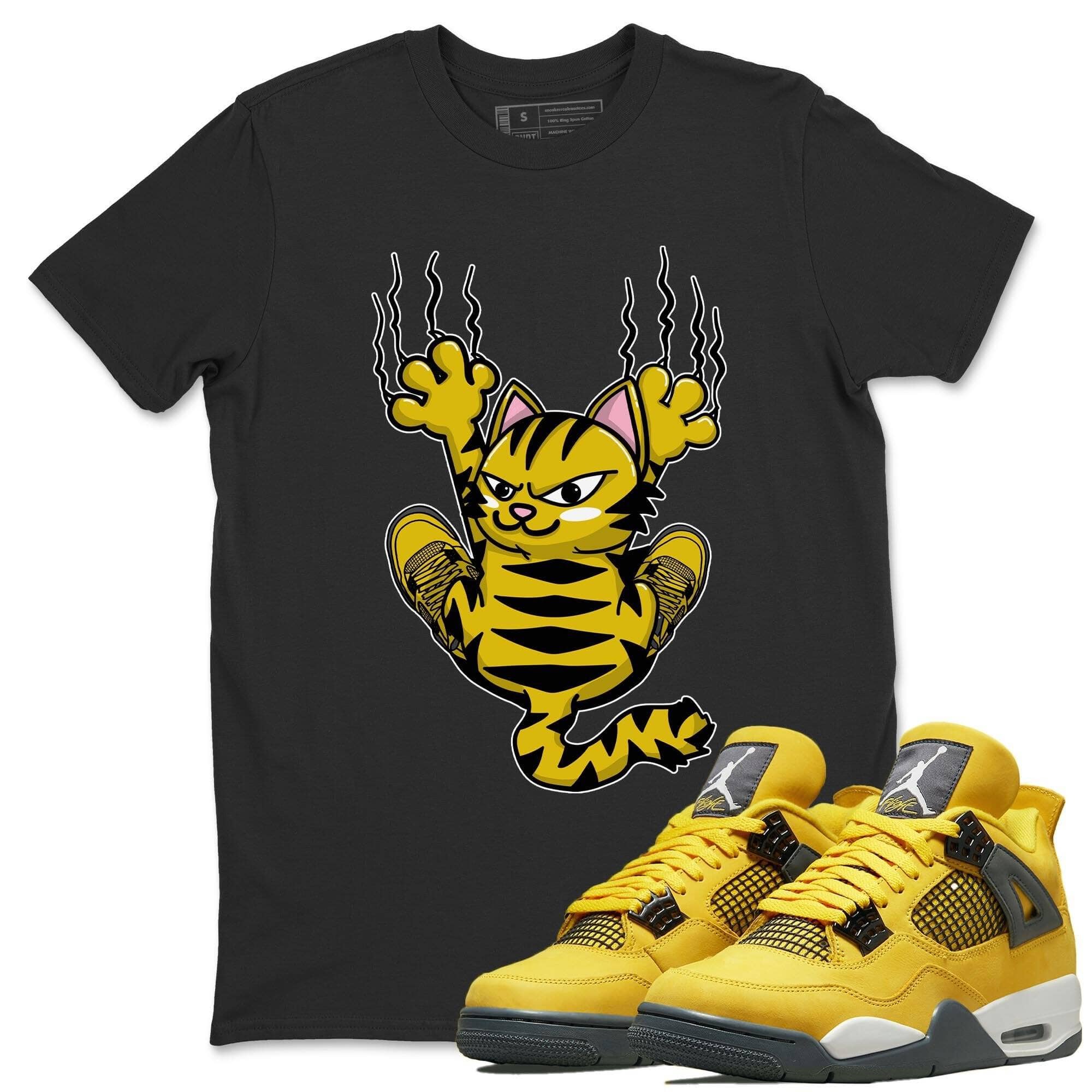 Scratching Cat Unisex Tops - Air Jordan 4 Lightning