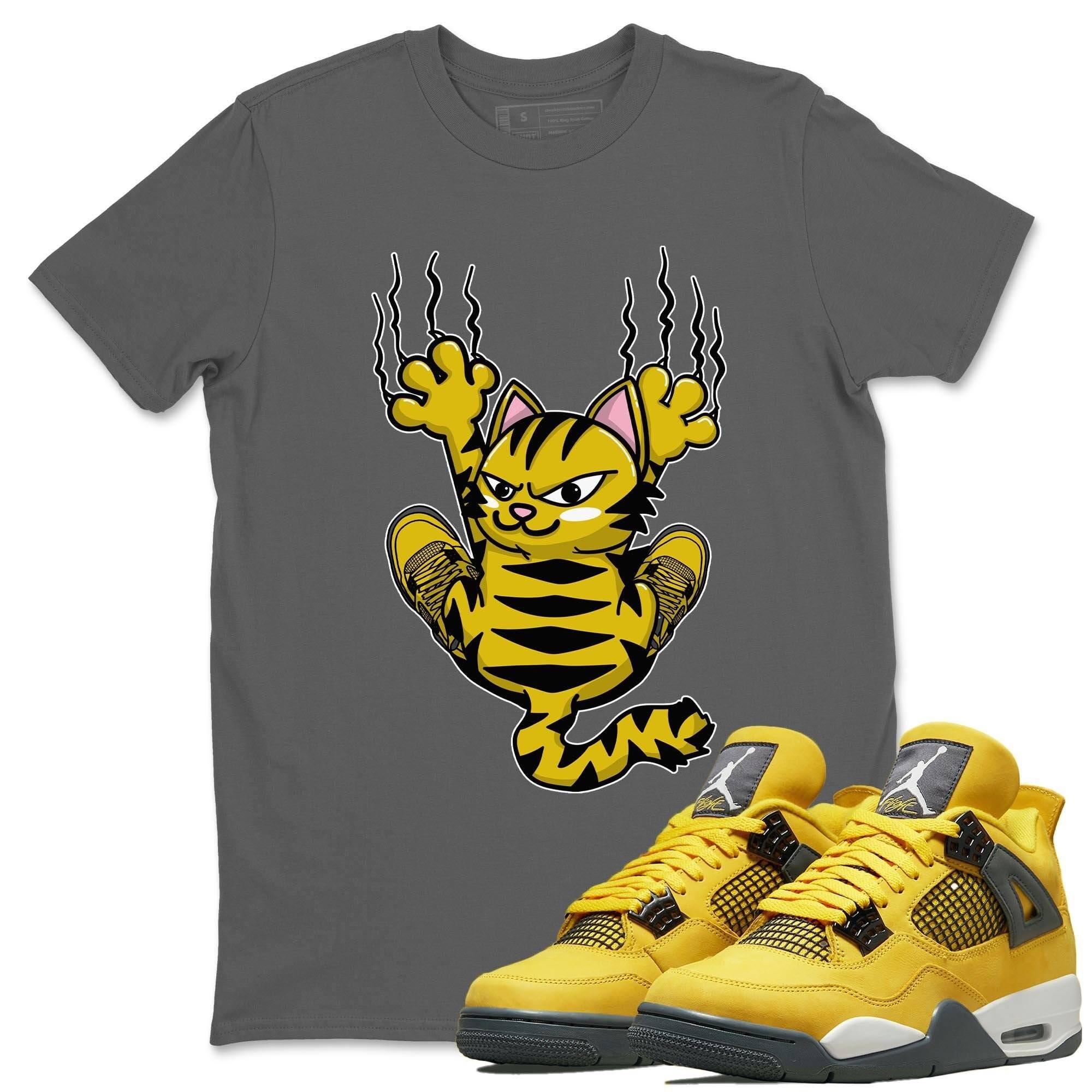 Scratching Cat Unisex Tops - Air Jordan 4 Lightning