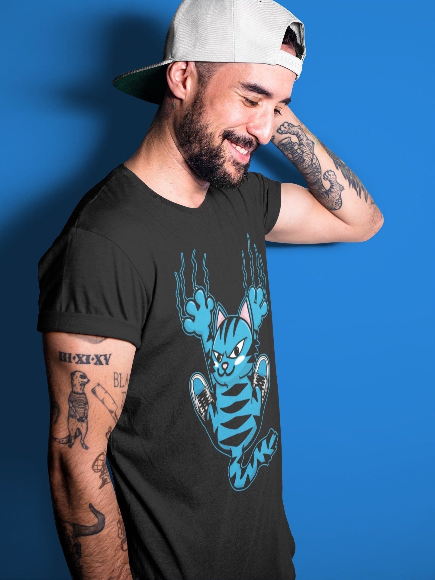 Scratching Cat Unisex Tops - Air Jordan 1 Travis Scott Fragment
