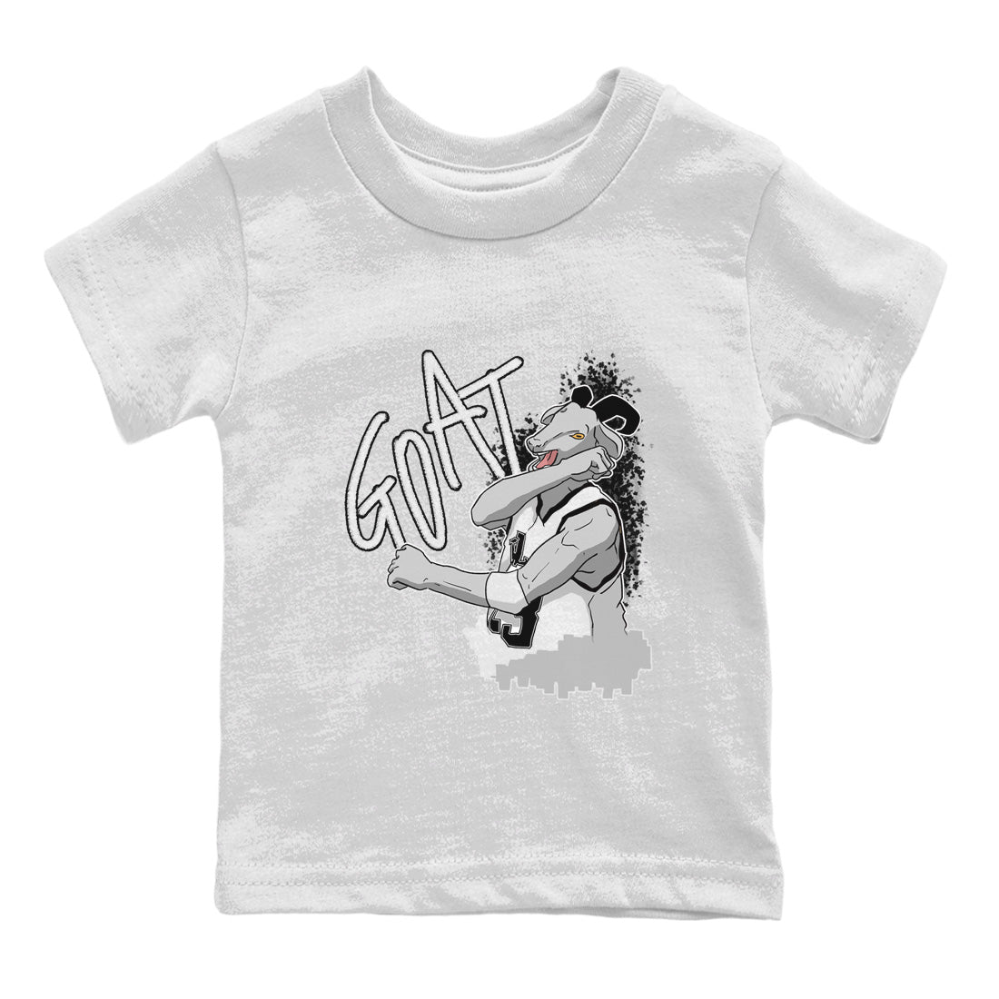 Screaming Goat Kids Tops - Air Jordan 1 Black White