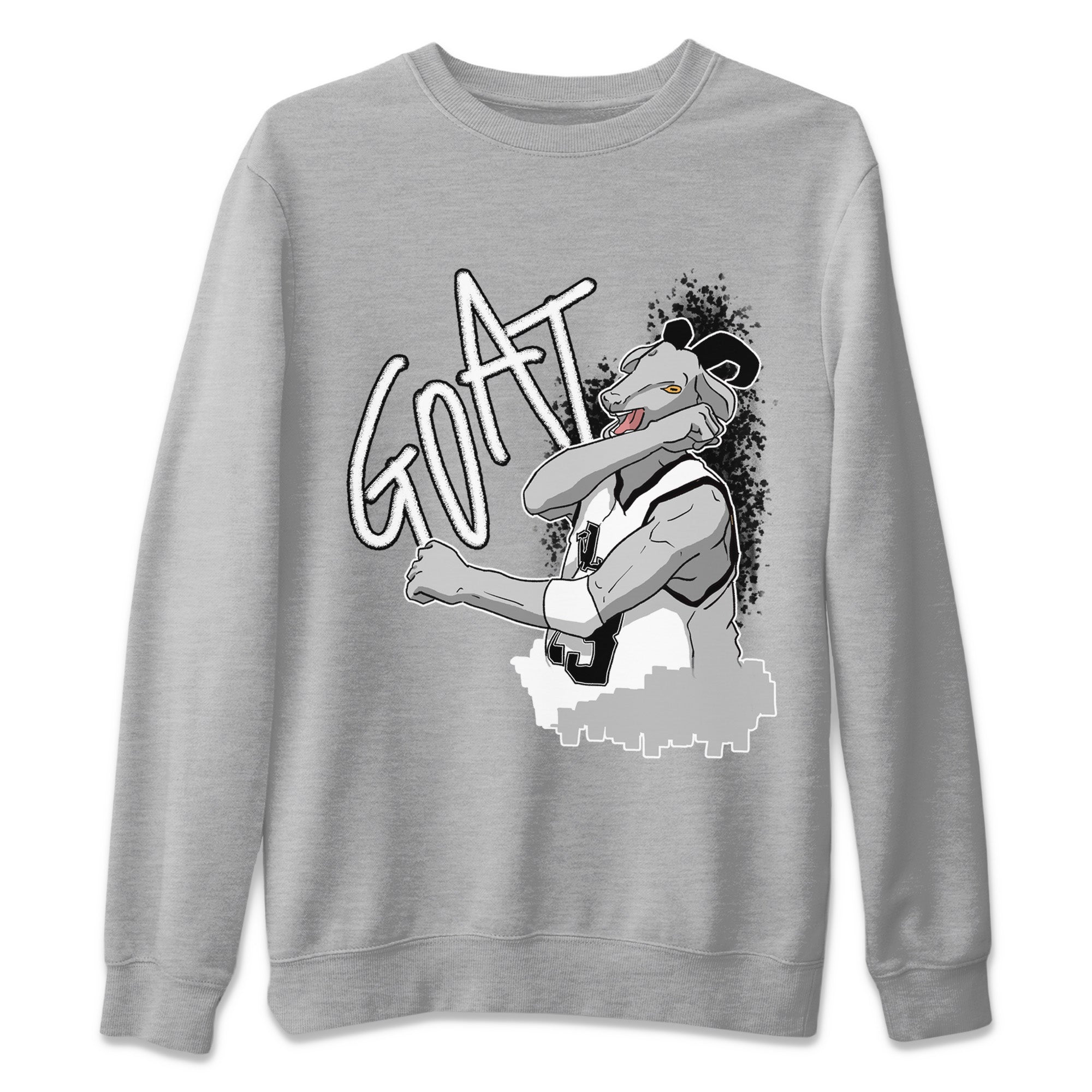 Screaming Goat Unisex Tops - Air Jordan 1 Black White