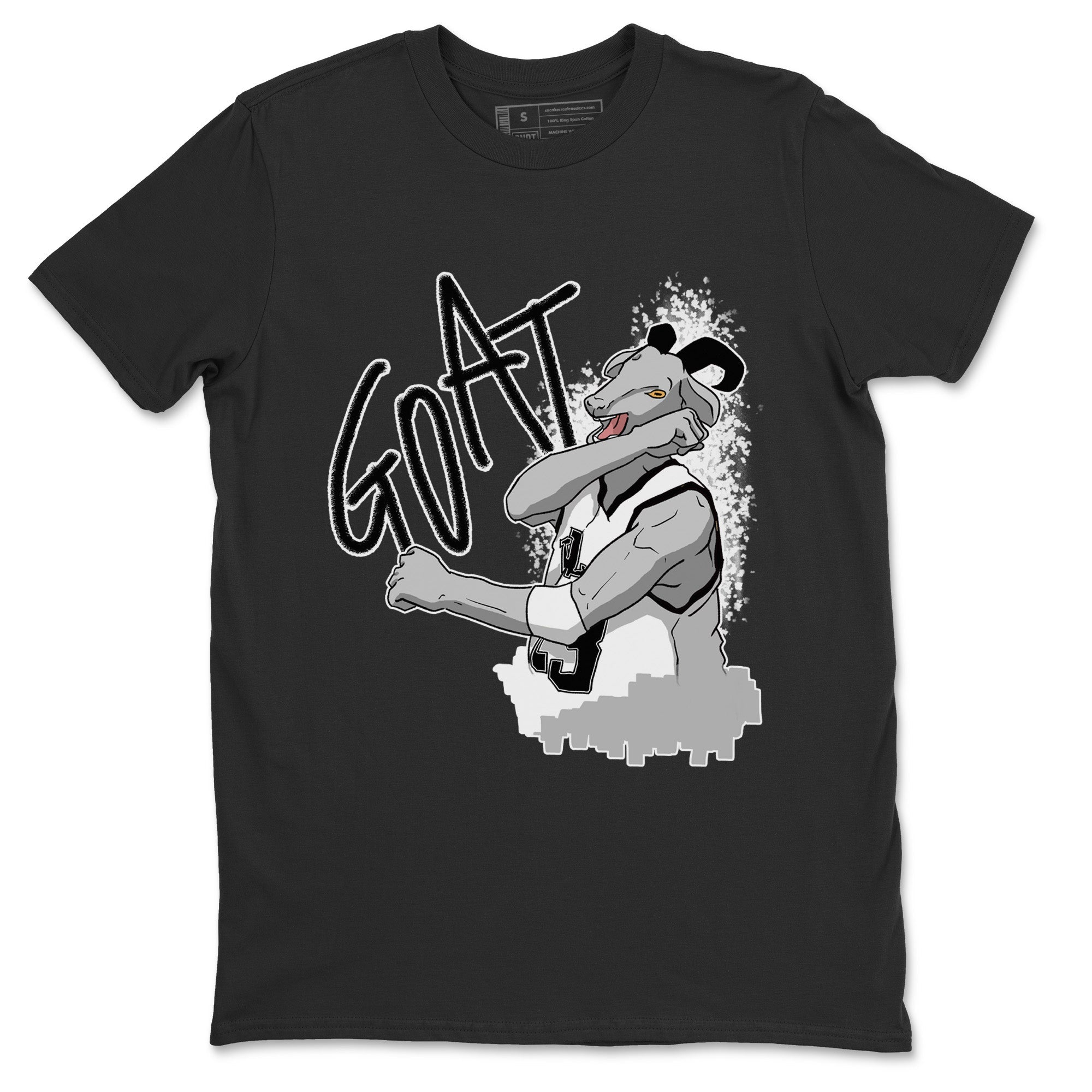 Screaming Goat Unisex Tops - Air Jordan 1 Black White