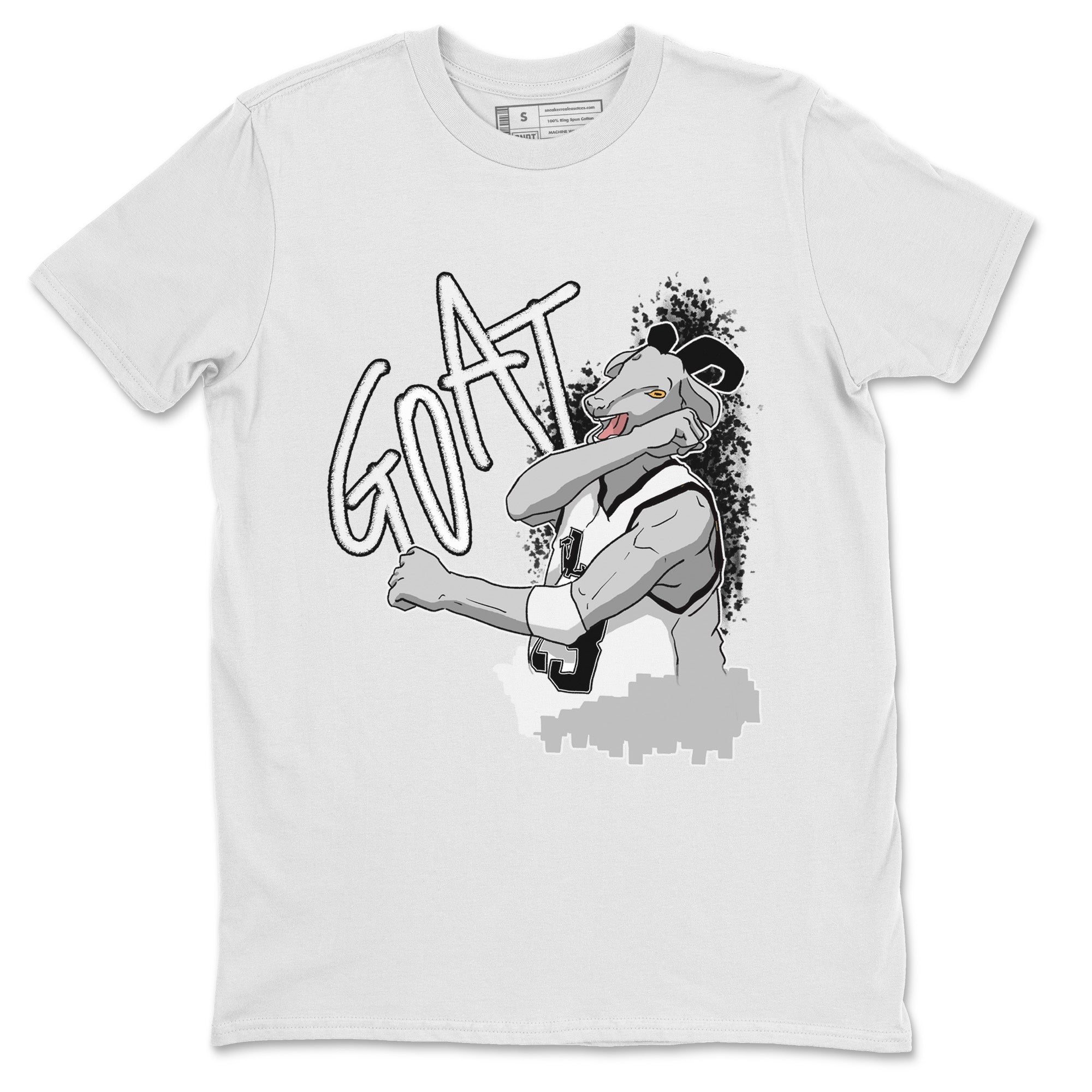 Screaming Goat Unisex Tops - Air Jordan 1 Black White
