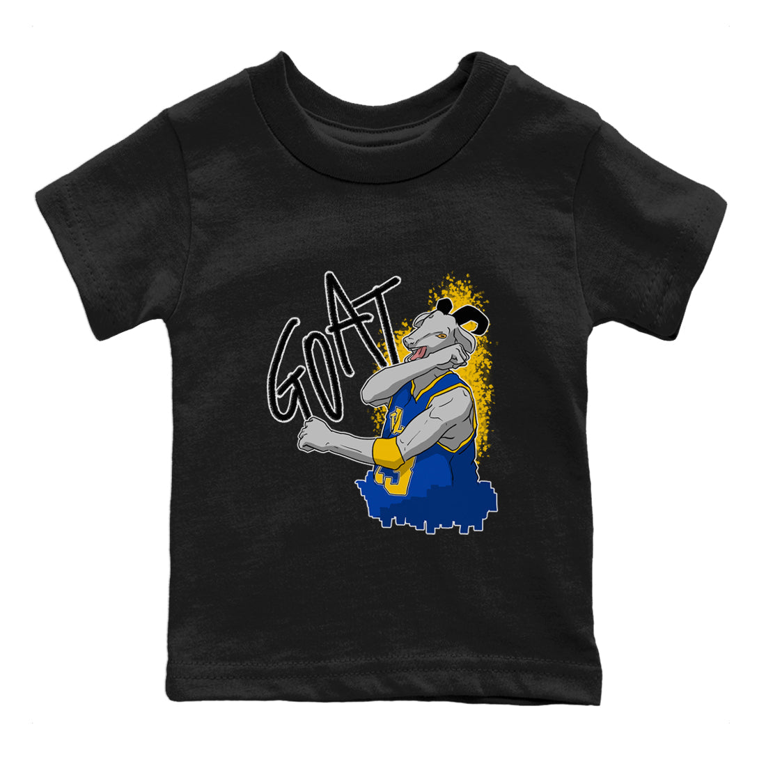 Screaming Goat Kids Tops - Air Jordan 1 Game Royal Varsity Maize