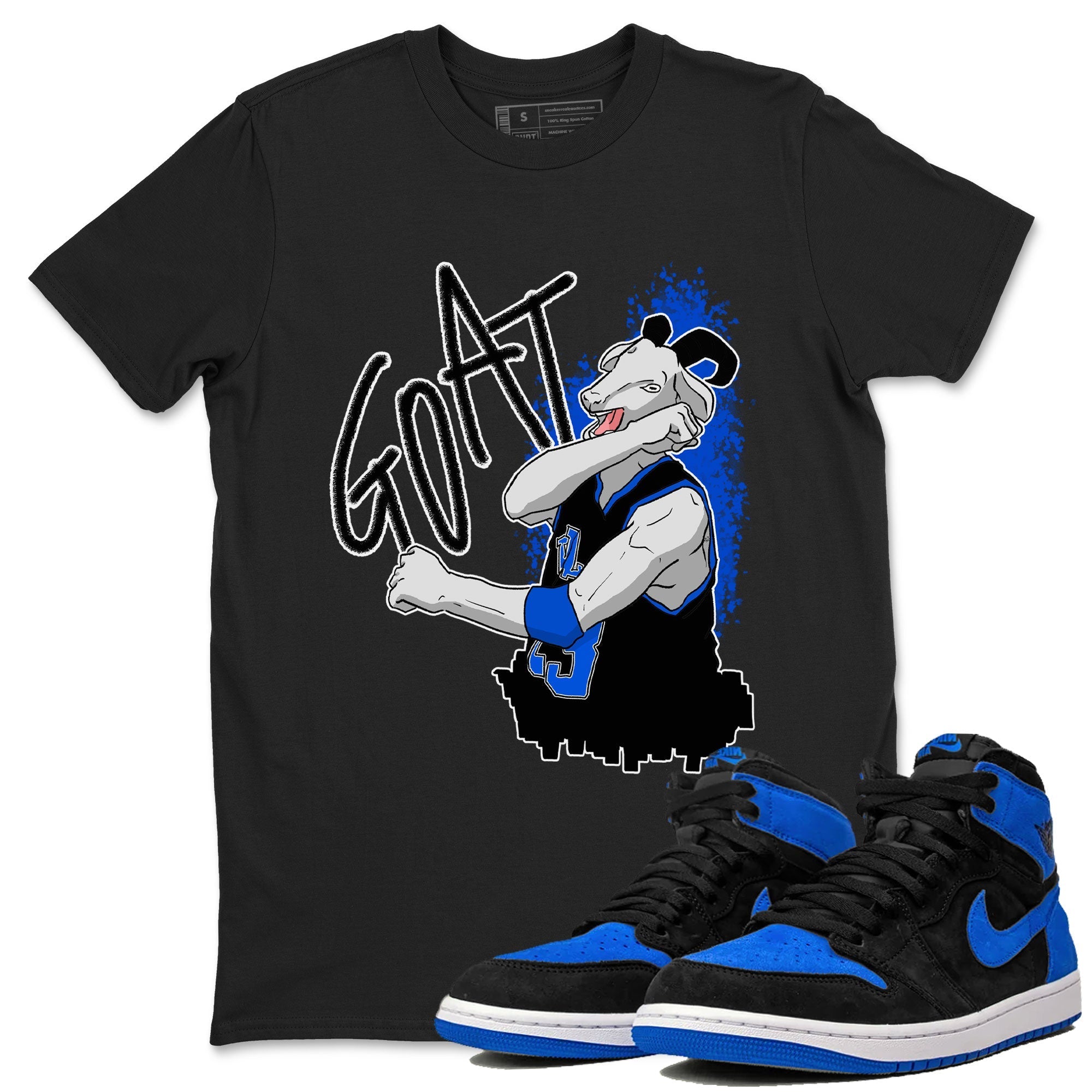 Screaming Goat snkmatch Tee - Air Jordan 1 Royal Reimagined