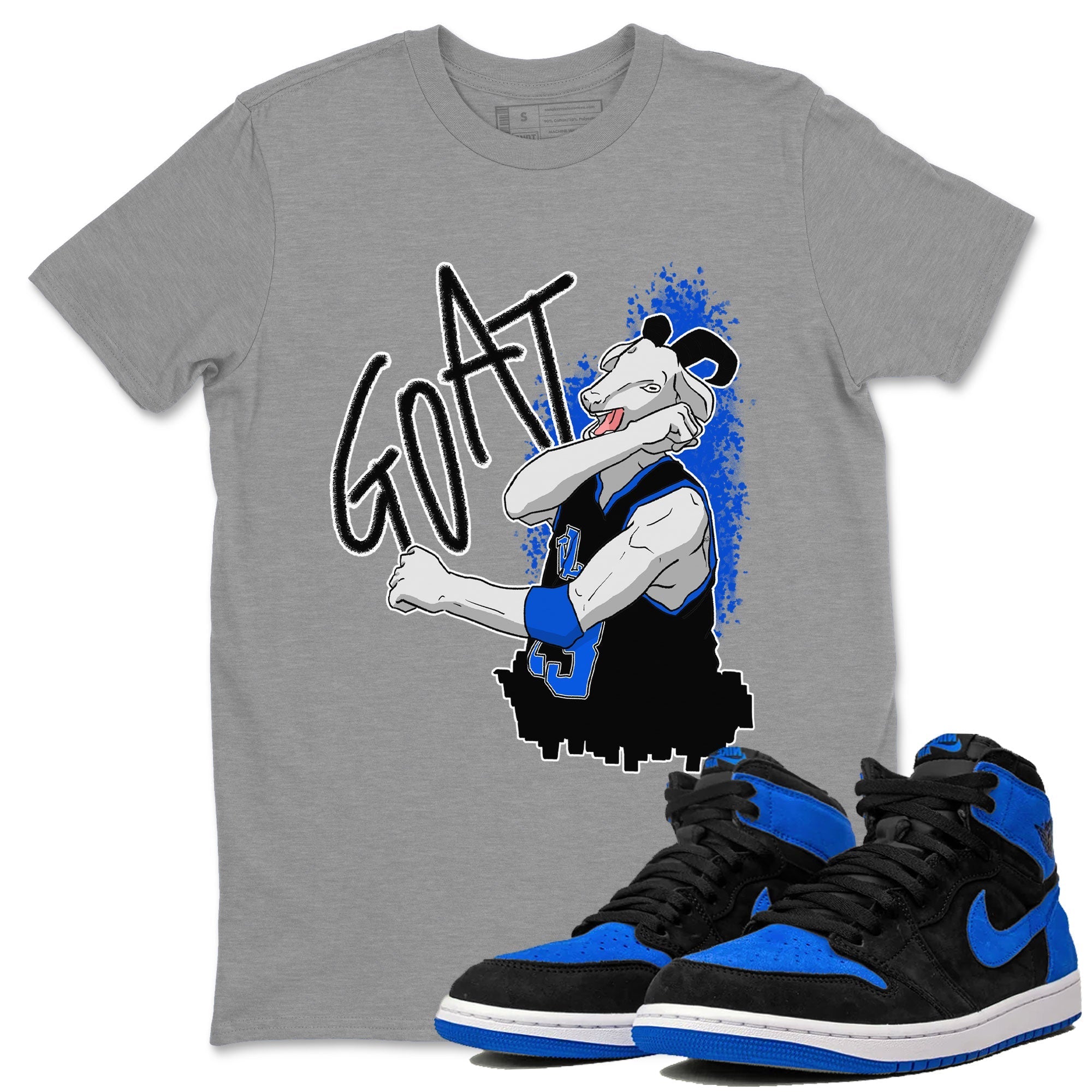 Screaming Goat snkmatch Tee - Air Jordan 1 Royal Reimagined