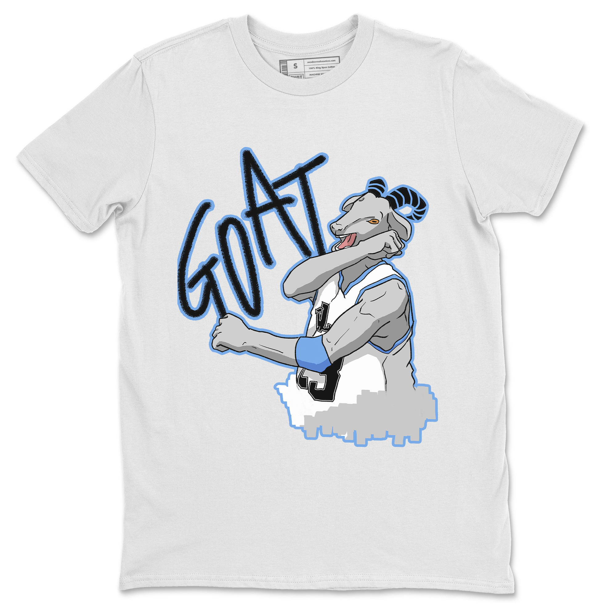 Screaming Goat Unisex Tops - Air Jordan 1 UNC Toe