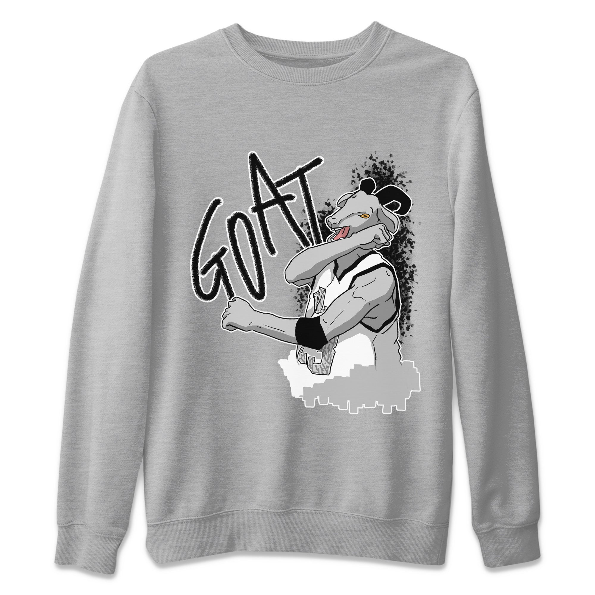 Screaming Goat Unisex Tops - Air Jordan 1 White Cement