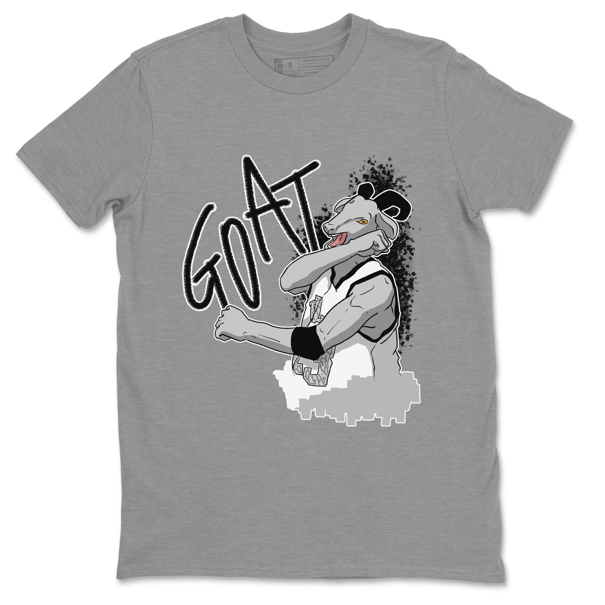Screaming Goat Unisex Tops - Air Jordan 1 White Cement