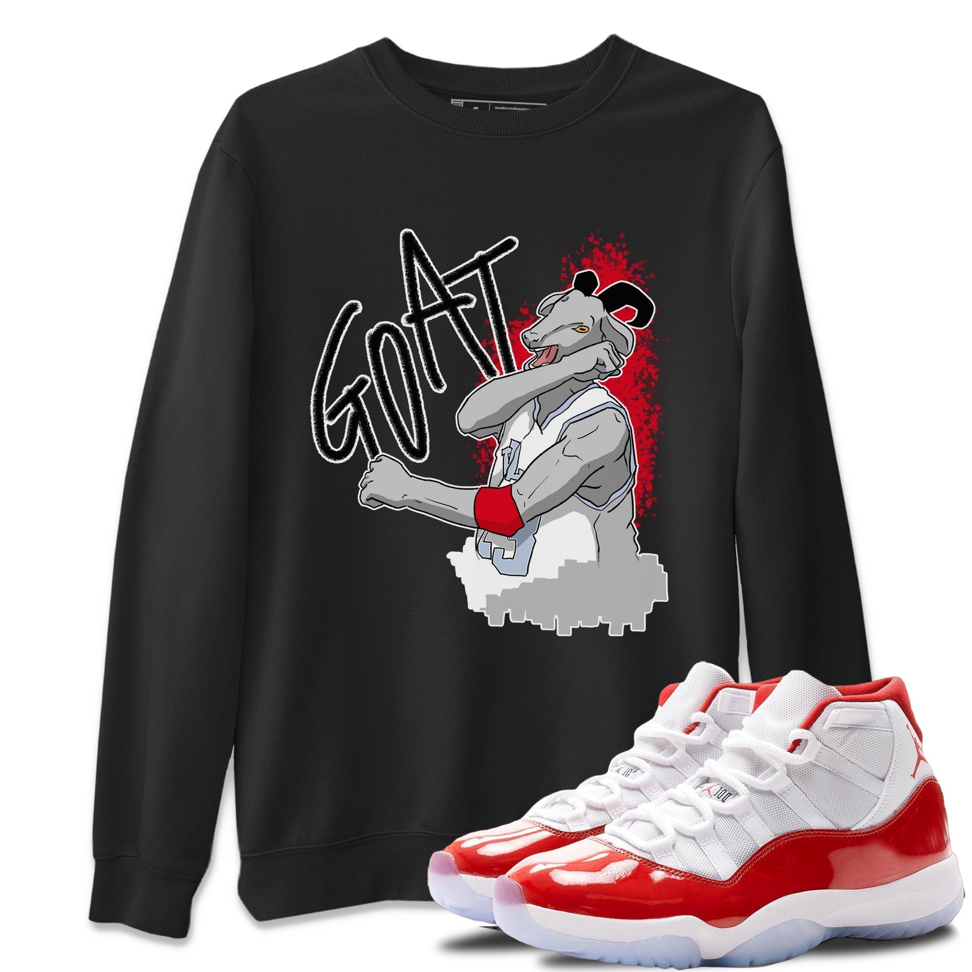 Screaming Goat Unisex Tops - Air Jordan 11 Cherry