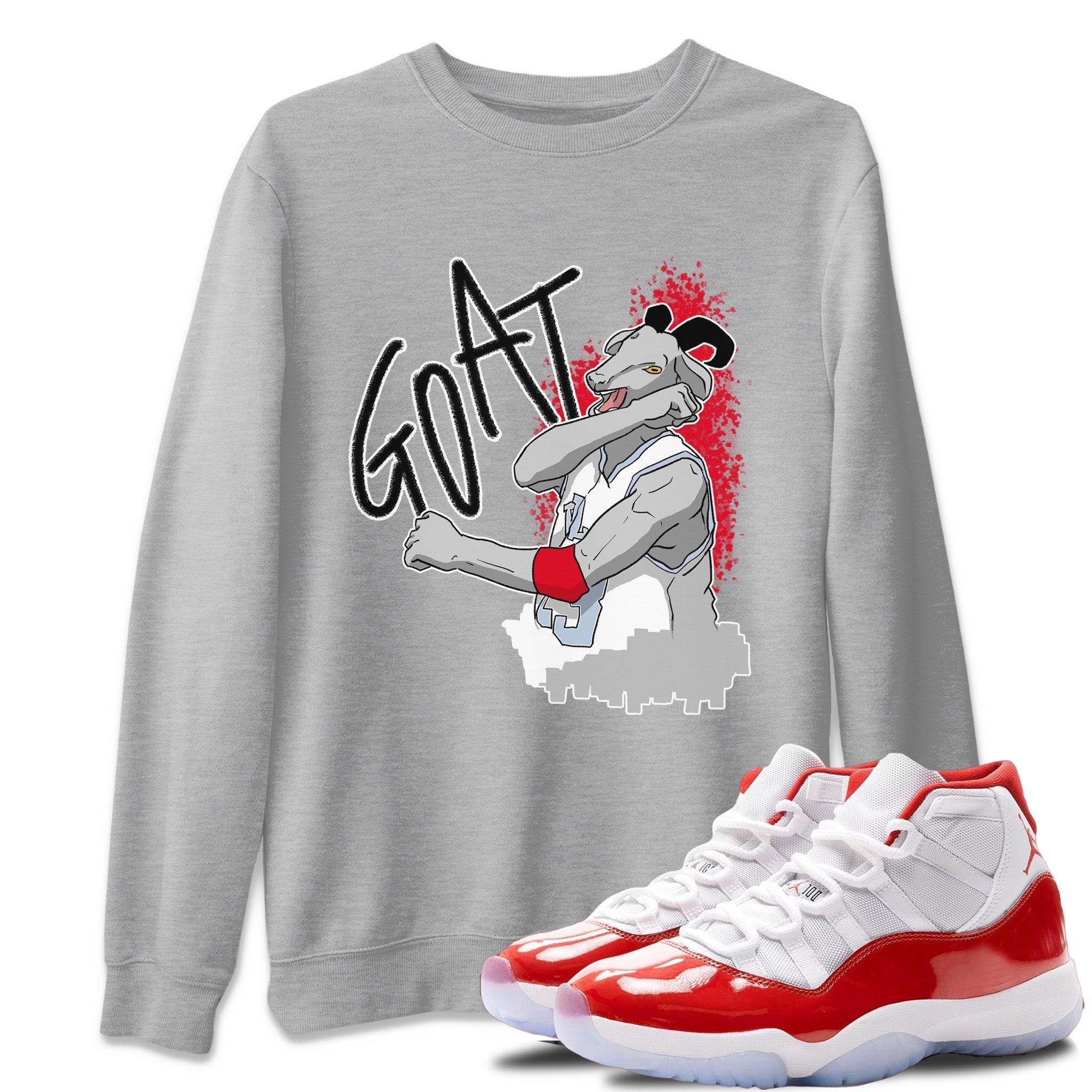 Screaming Goat Unisex Tops - Air Jordan 11 Cherry