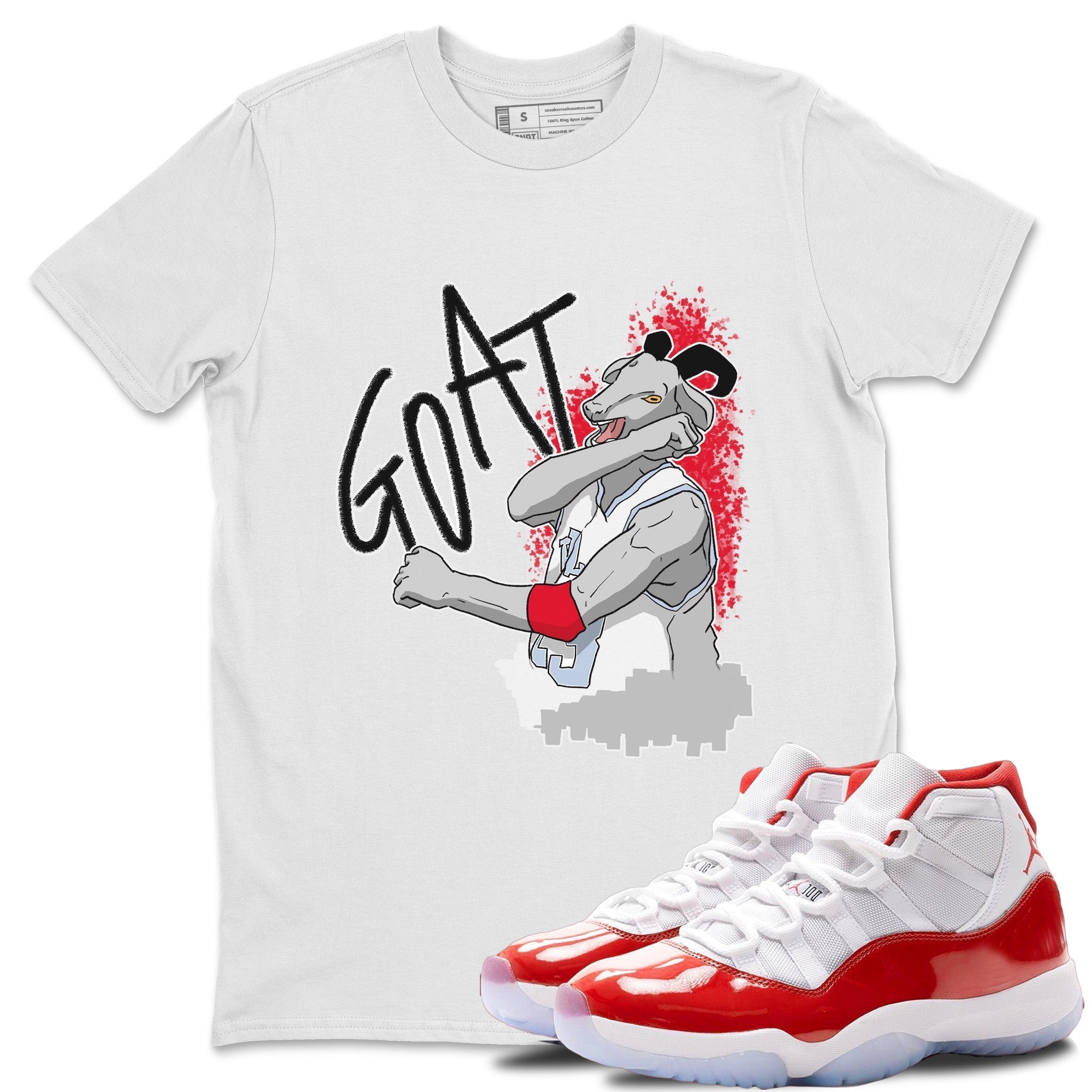 Screaming Goat Unisex Tops - Air Jordan 11 Cherry