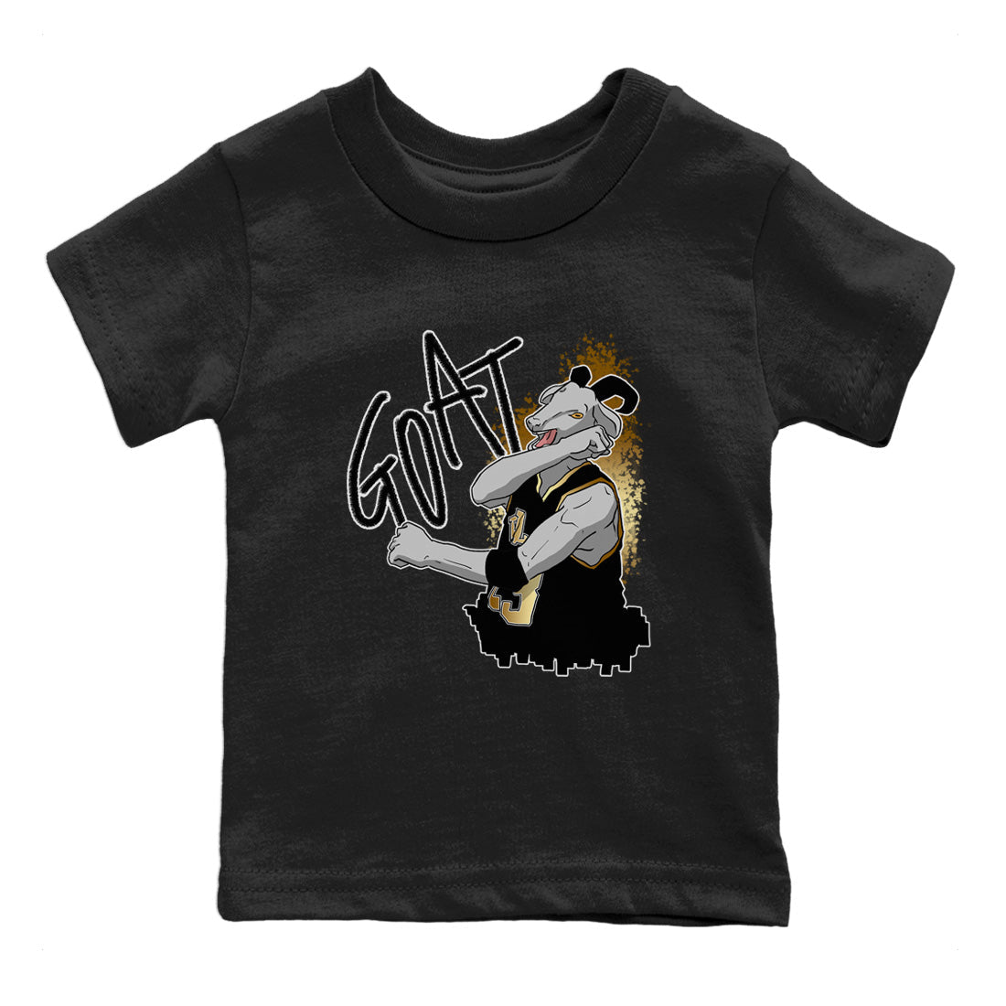 Screaming Goat Kids Tops - Air Jordan 12 Black Taxi
