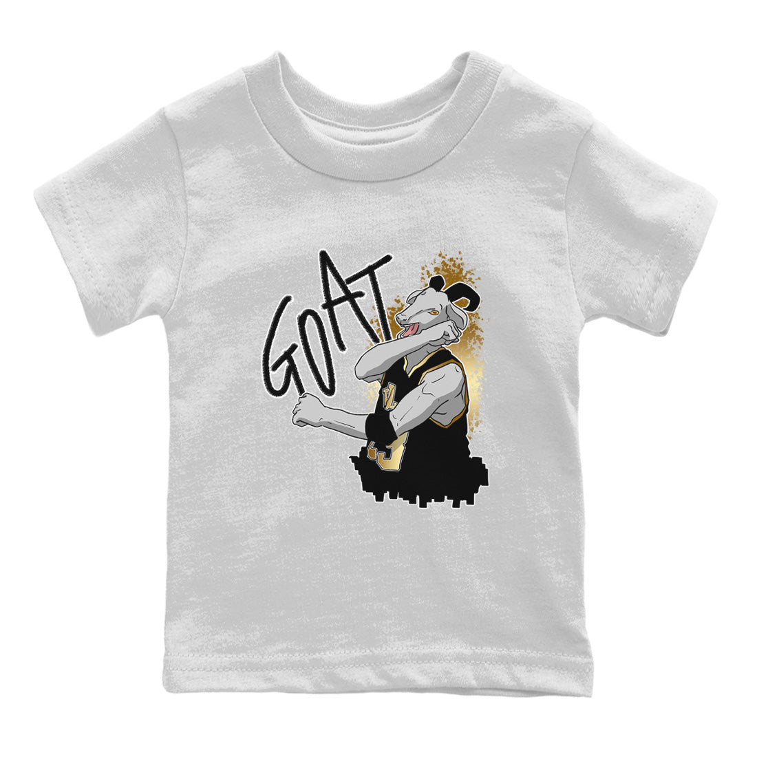 Screaming Goat Kids Tops - Air Jordan 12 Black Taxi
