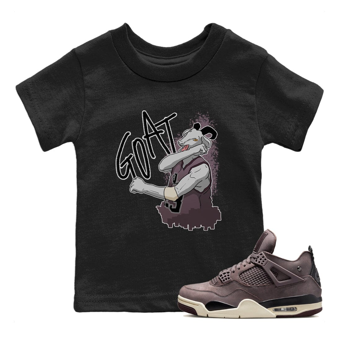 Screaming Goat Kids Tops - Air Jordan 4 A Ma Maniere