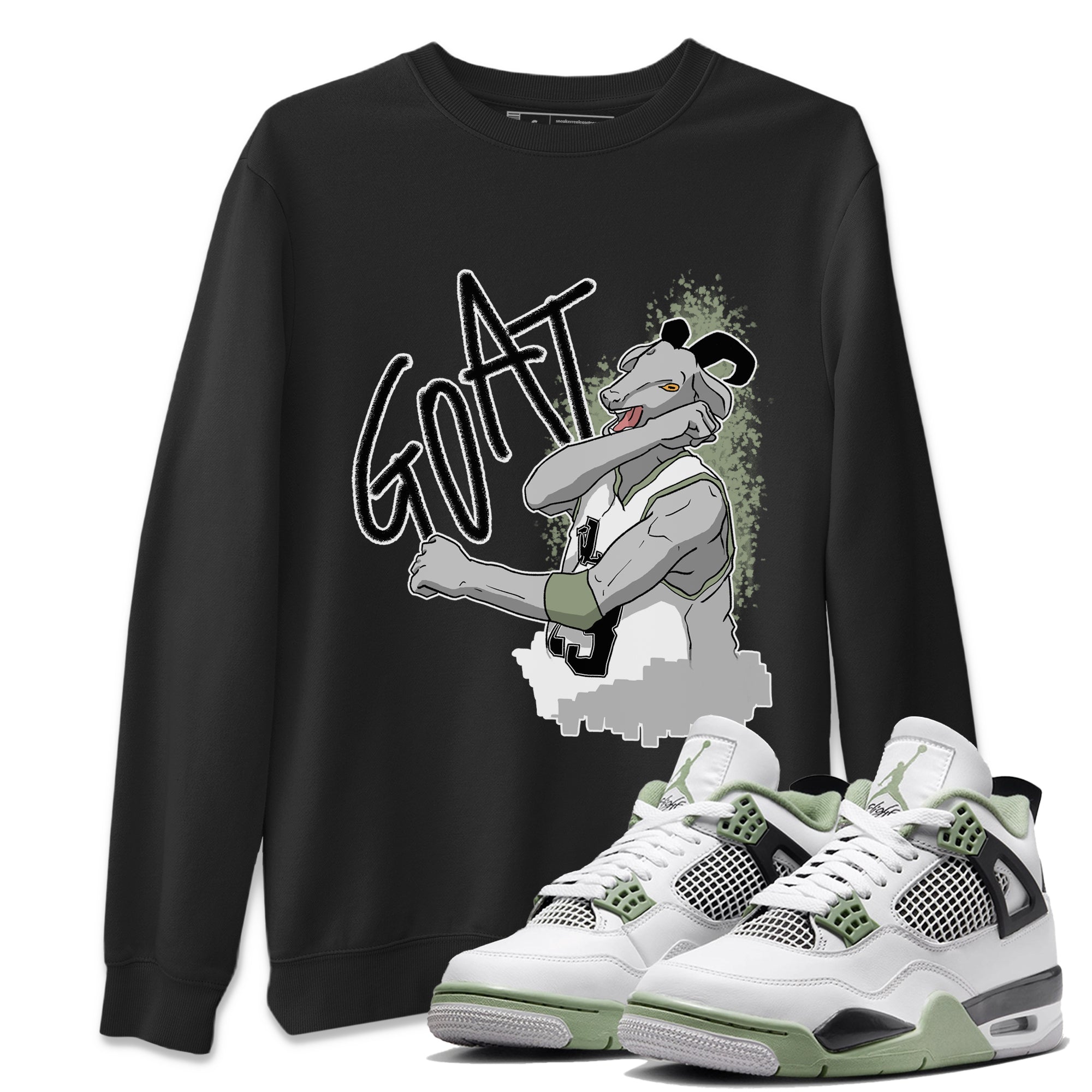 Screaming Goat Unisex Tops - Air Jordan 4 Seafoam