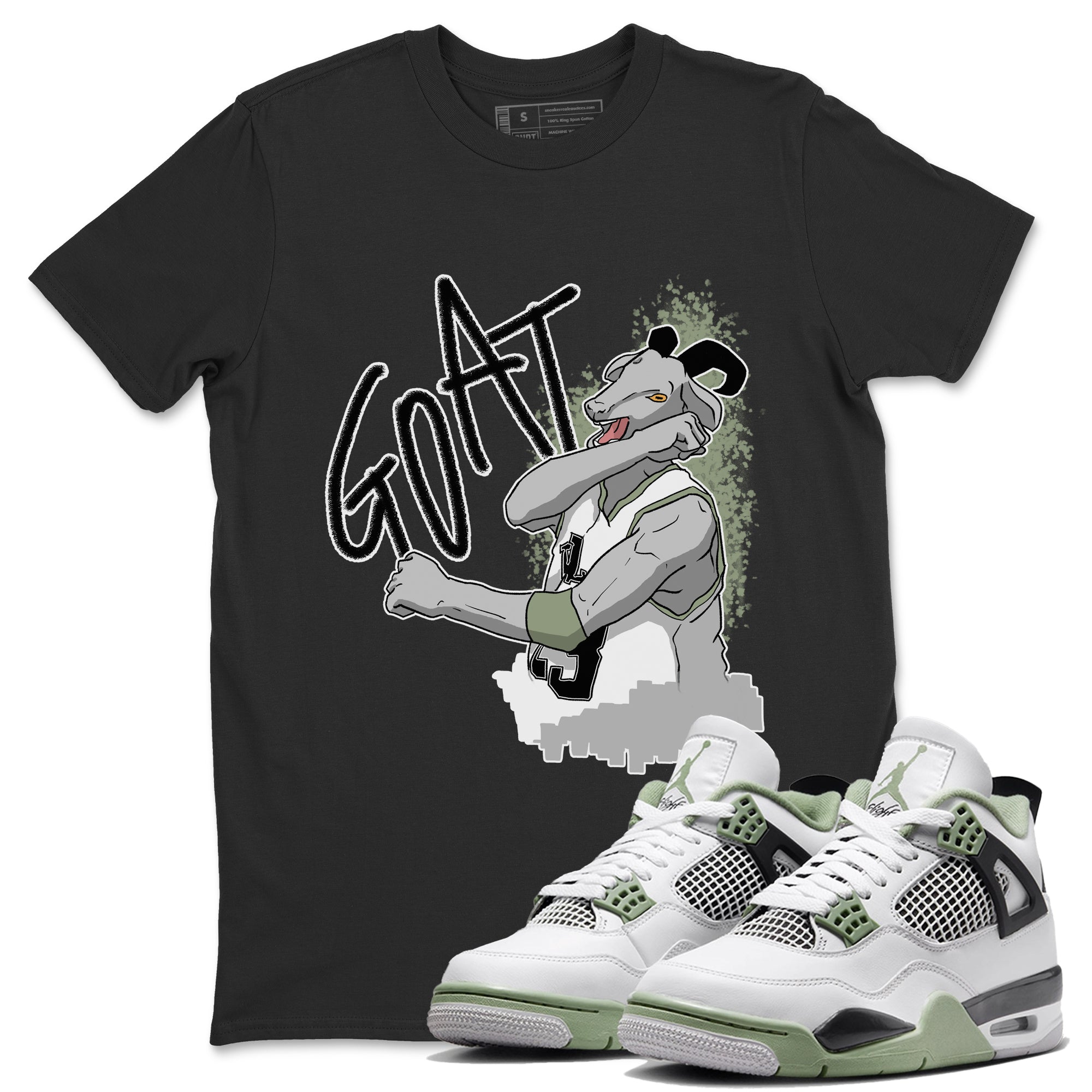 Screaming Goat Unisex Tops - Air Jordan 4 Seafoam