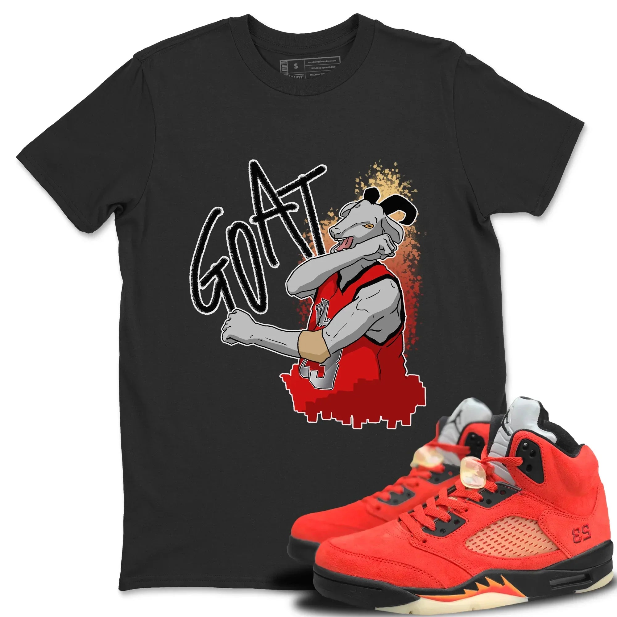 Screaming Goat Unisex Tops - Air Jordan 5 Mars For Her