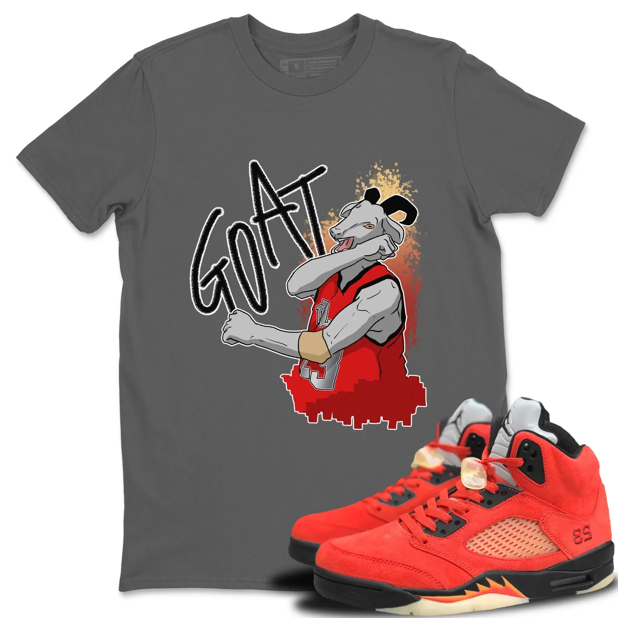 Screaming Goat Unisex Tops - Air Jordan 5 Mars For Her
