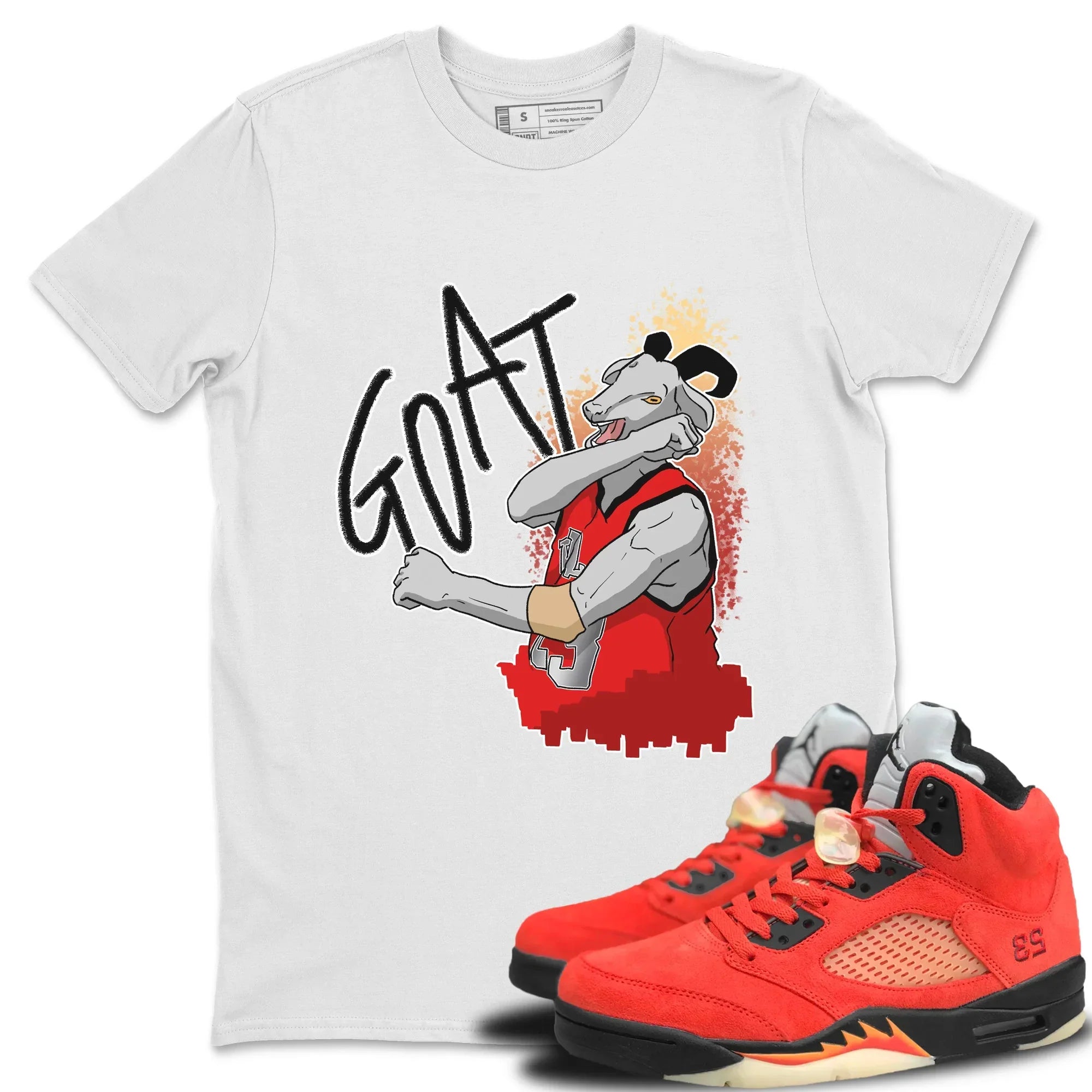 Screaming Goat Unisex Tops - Air Jordan 5 Mars For Her