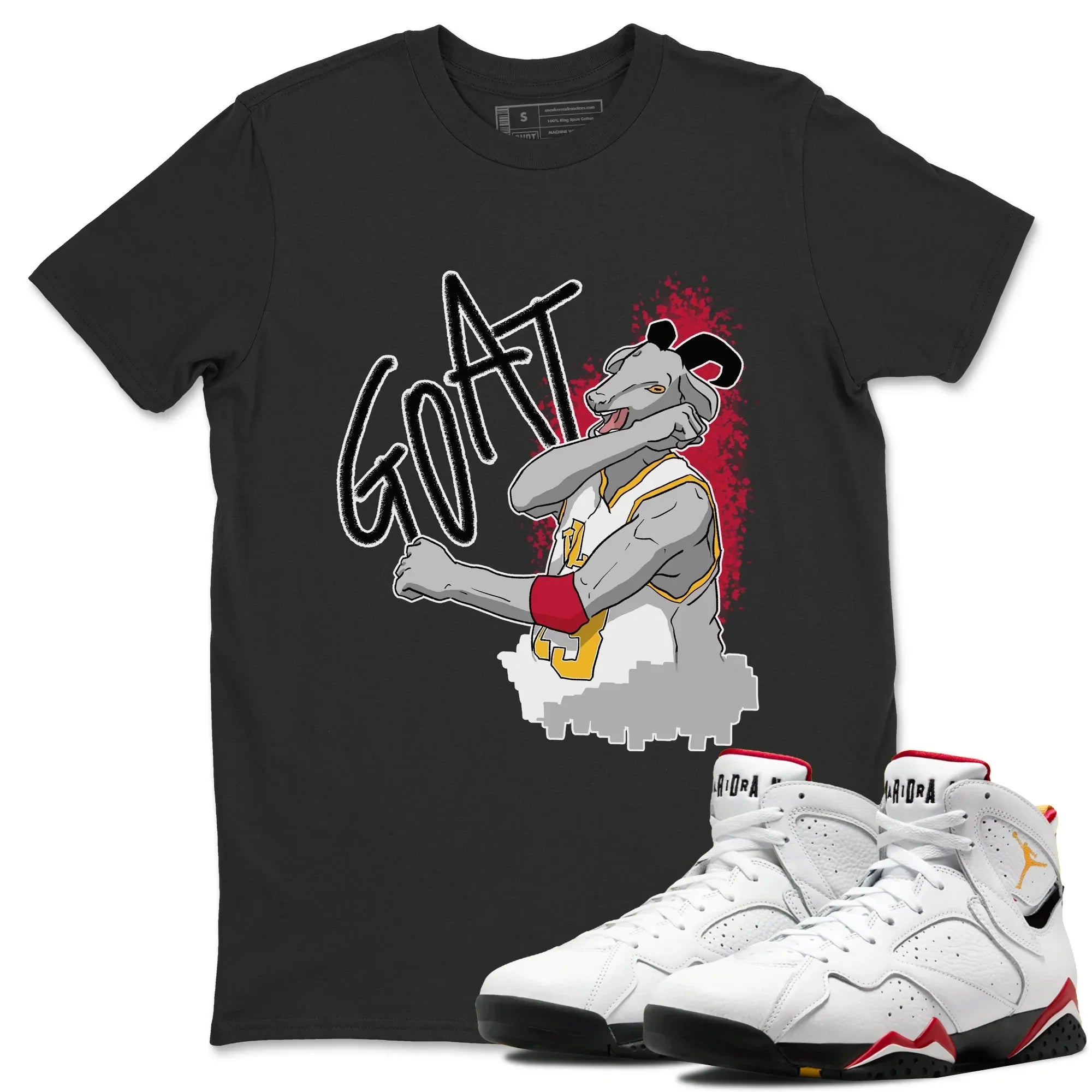 Screaming Goat Unisex Tops - Air Jordan 7 Cardinal