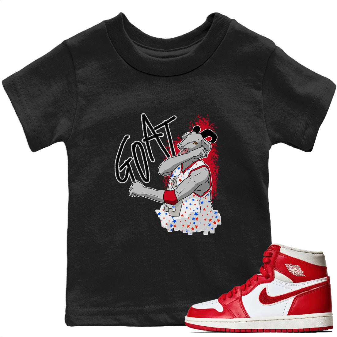 Screaming Goat Kids Tops - Air Jordan 1 Newstalgia