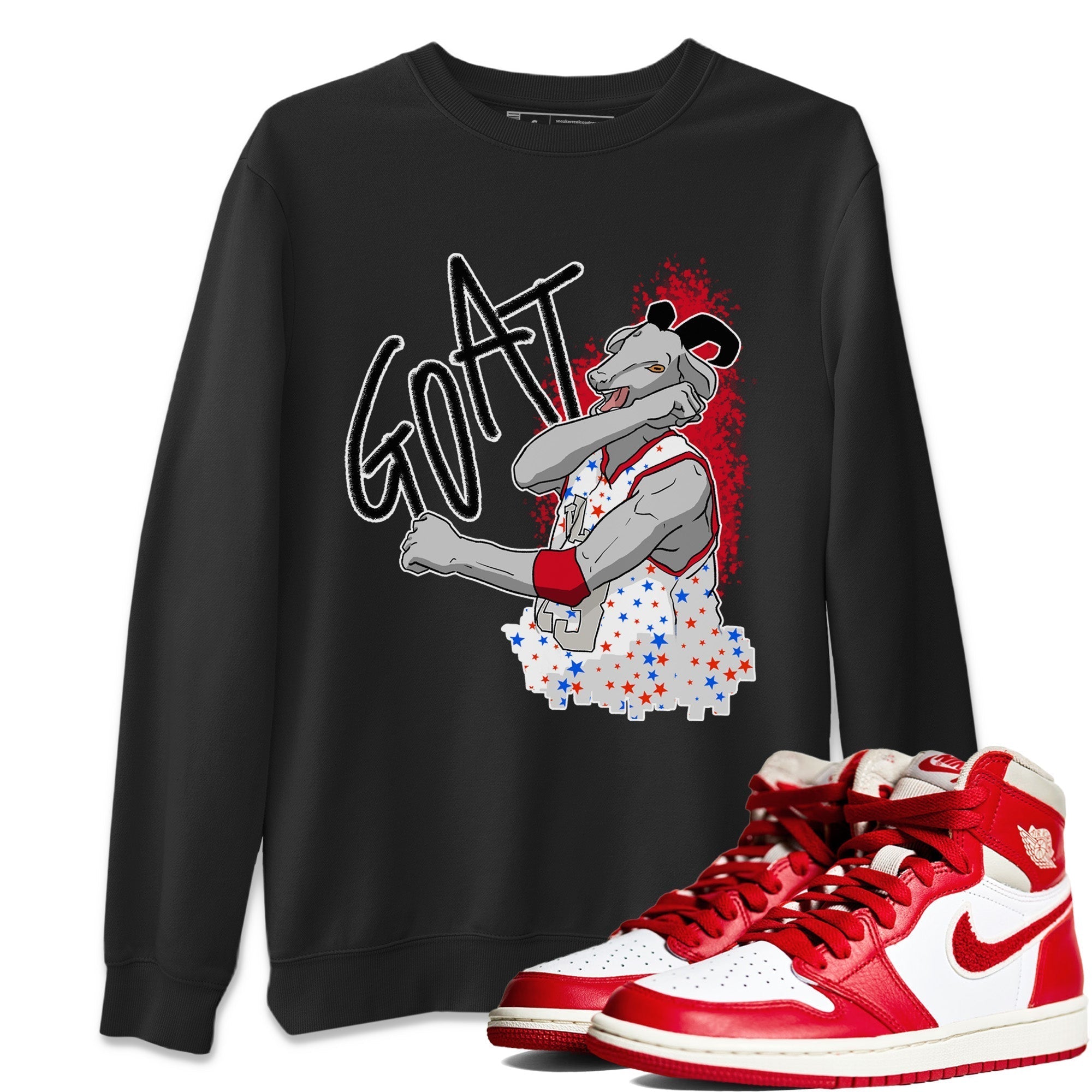 Screaming Goat Unisex Tops - Air Jordan 1 Newstalgia