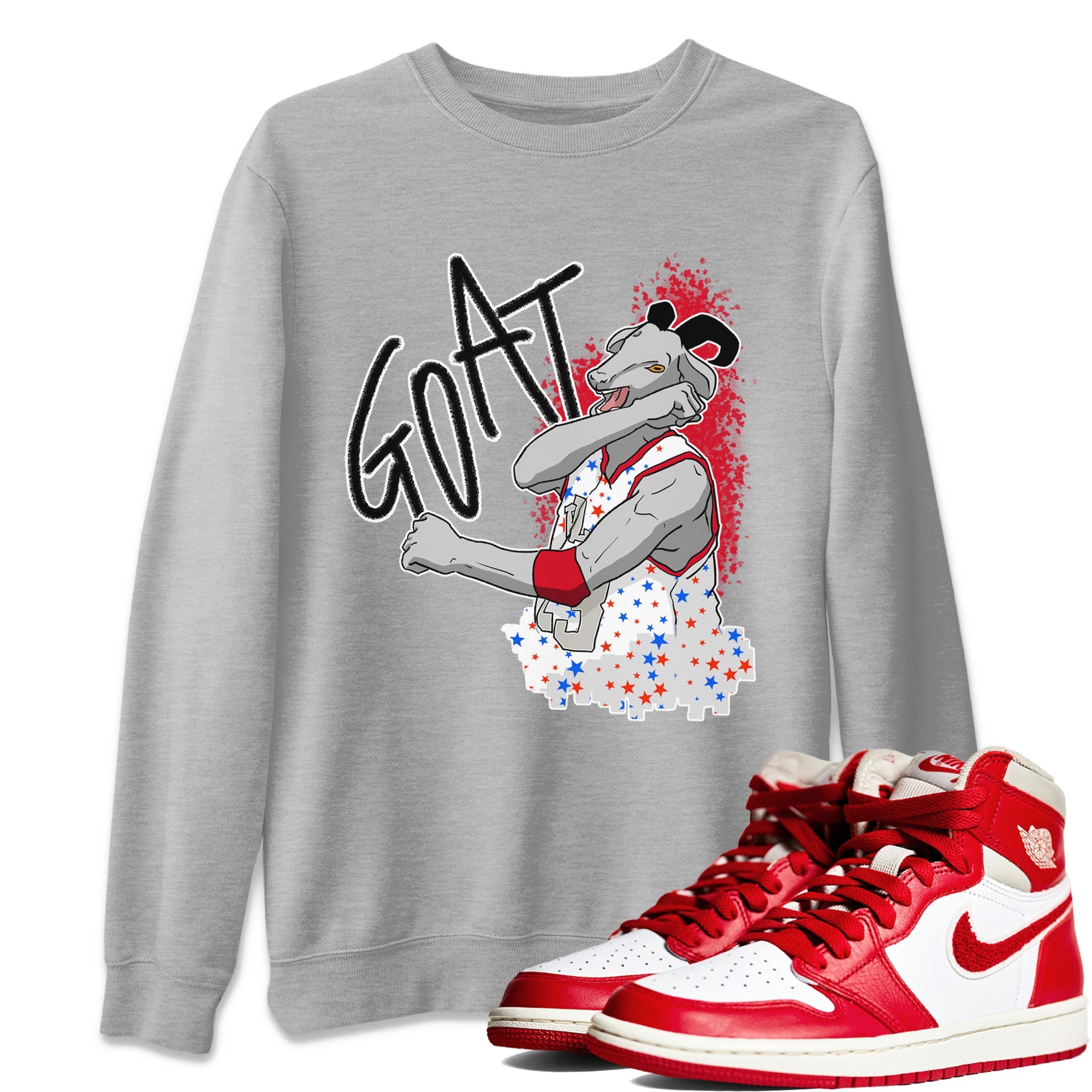 Screaming Goat Unisex Tops - Air Jordan 1 Newstalgia