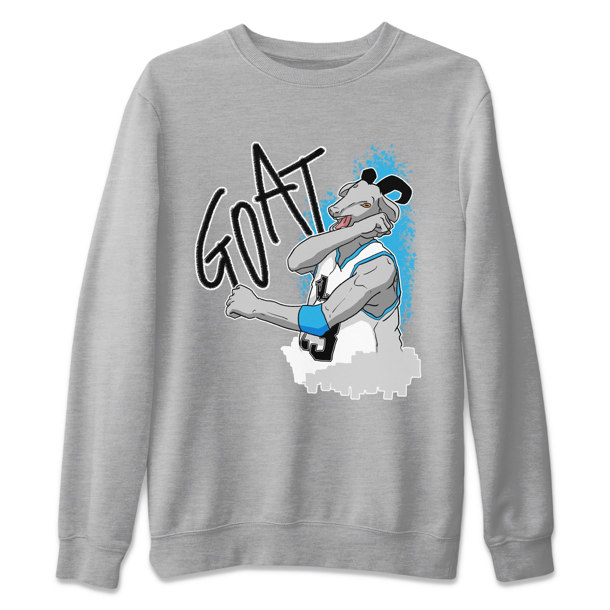 Screaming Goat Unisex Tops - Air Jordan 1 Powder Blue