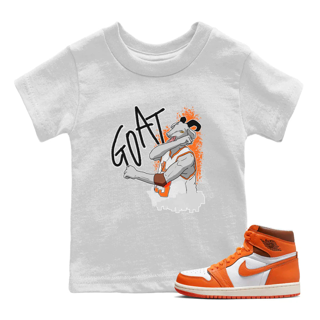 Screaming Goat Kids Tops - Air Jordan 1 Starfish